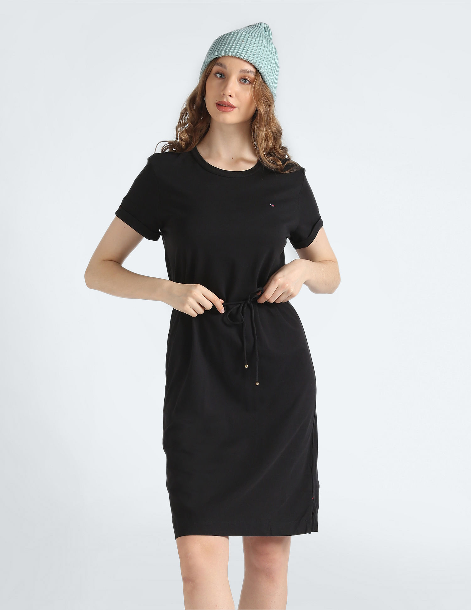 Tommy hilfiger short sleeve on sale dress