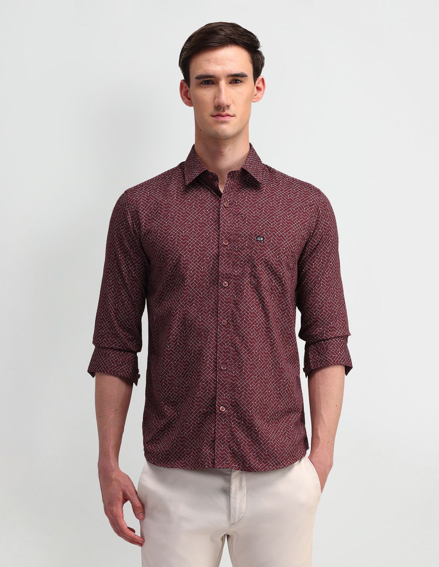 Arrow Sport Slim Fit Cotton Shirt