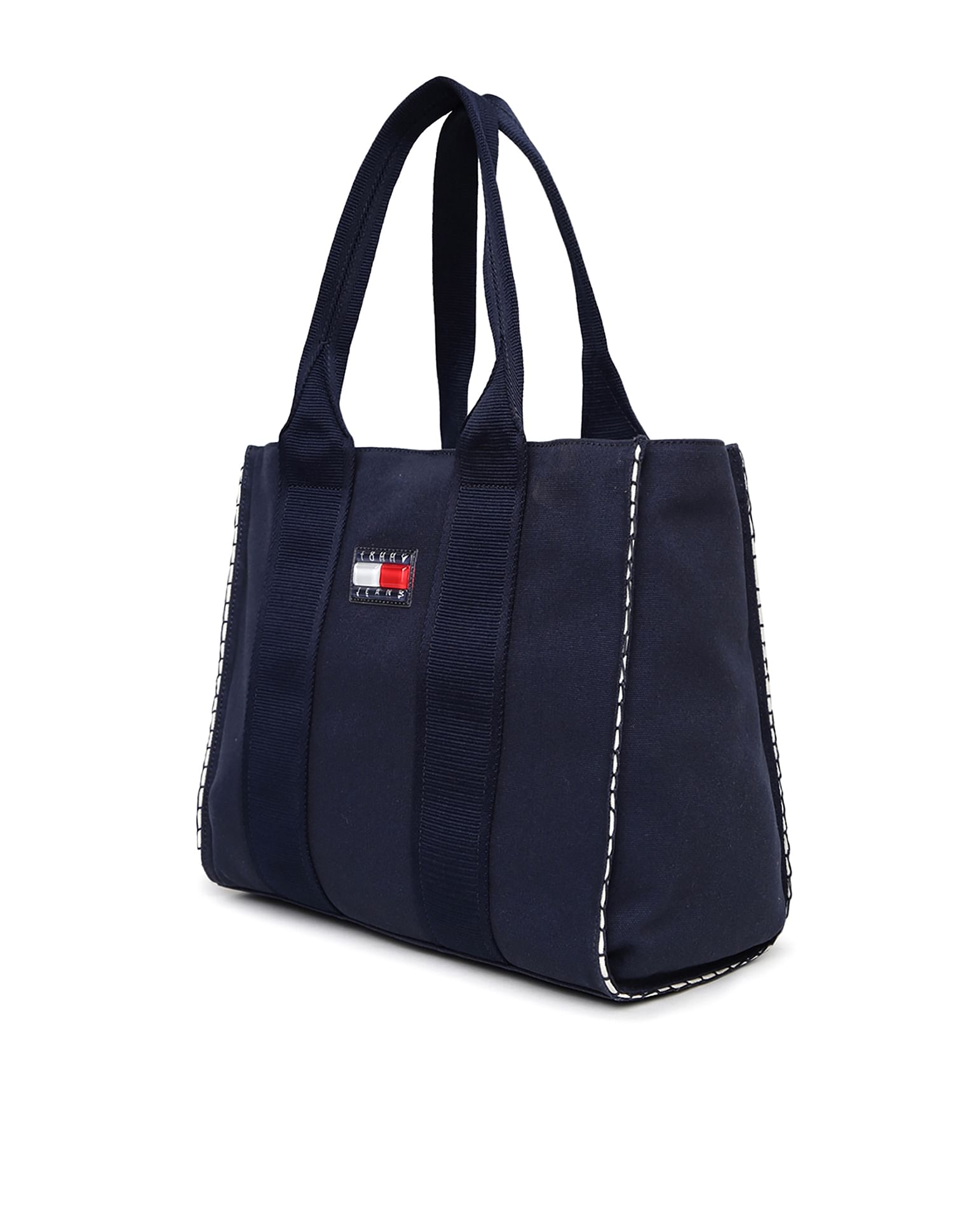 TOMMY HILFIGER Navy Logo Large Tote Bag & Matching Purse & Wristlet MSRP online $334