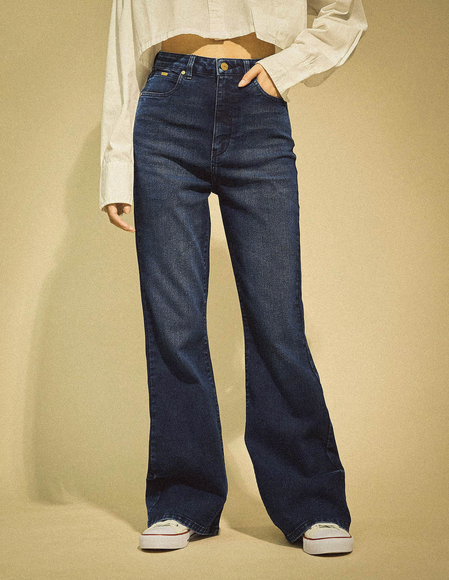 Flying Machine Women Ultra High Rise Flared Stretchable Jeans