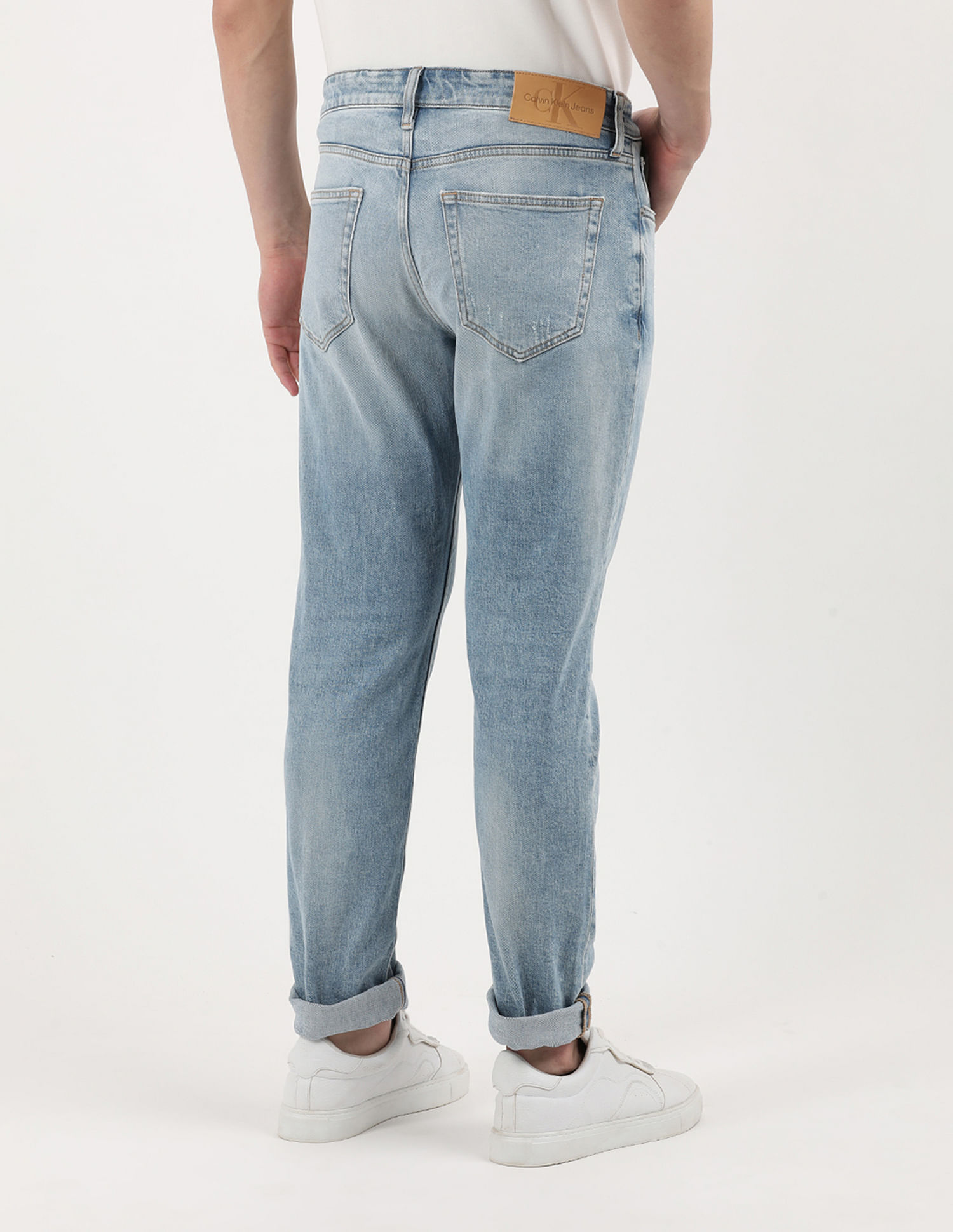 Calvin Klein Jeans Authentic Straight Stonewashed Jeans