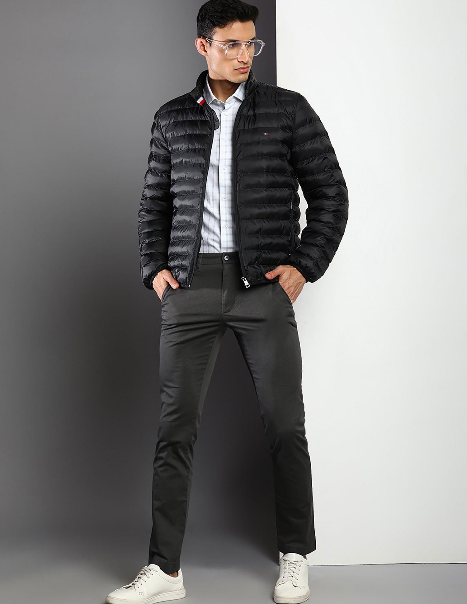 Tommy Hilfiger Bleeker Slim Fit Printed Trousers