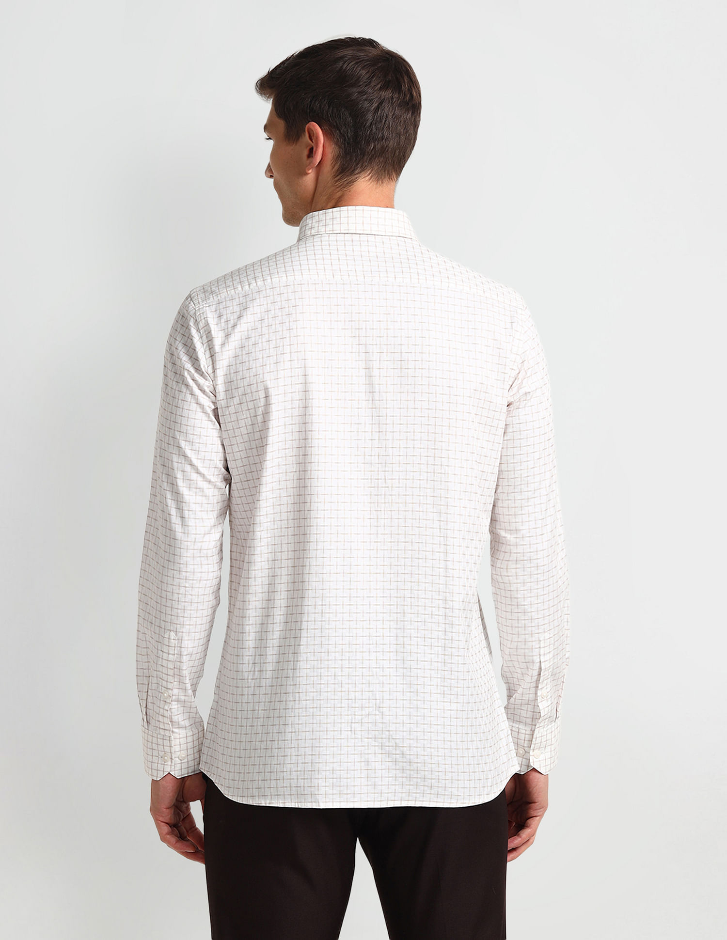 Arrow Manhattan Slim Fit Dobby Shirt