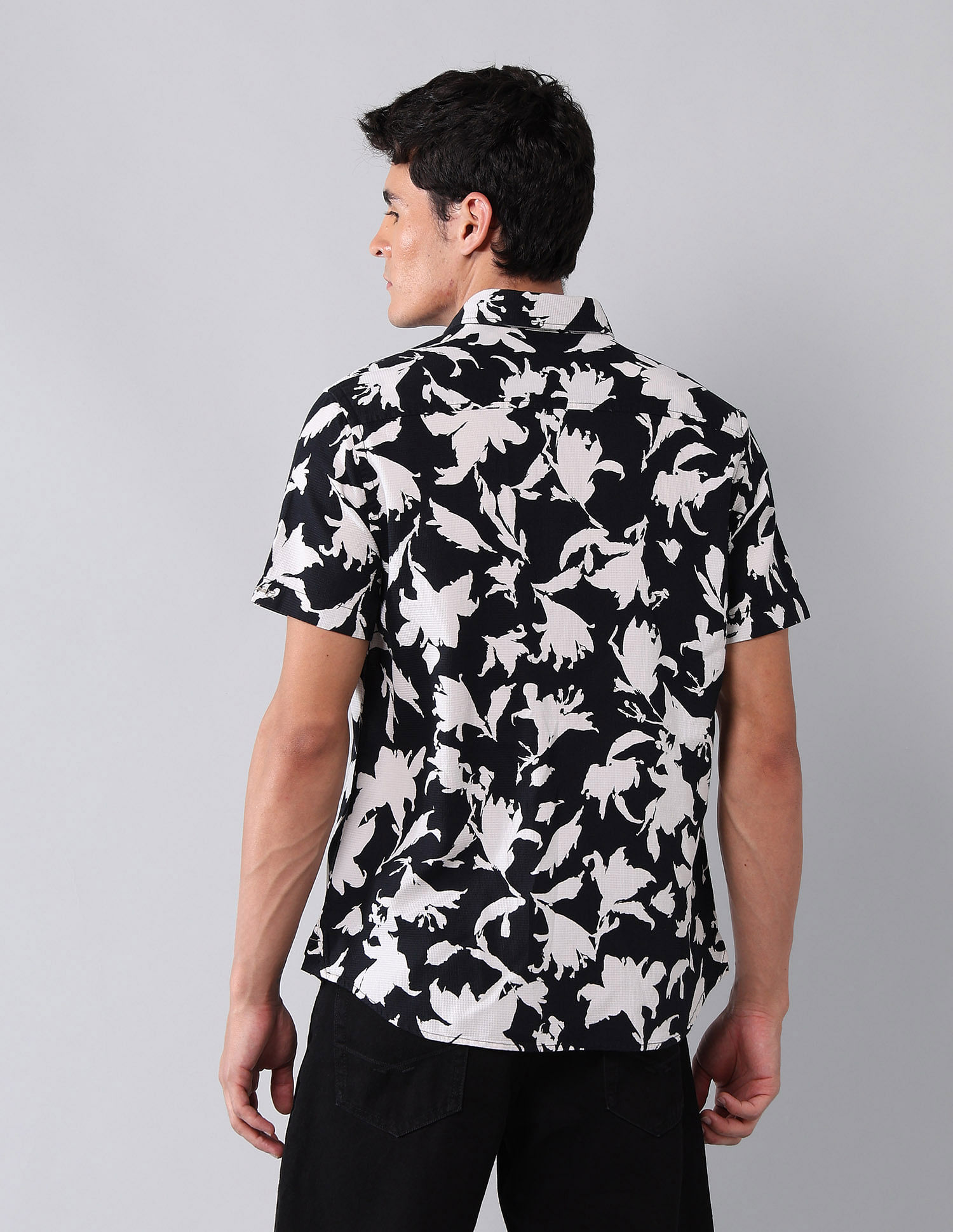 U.S. Polo Assn. Denim Co. Floral Printed Pure Cotton Shirt