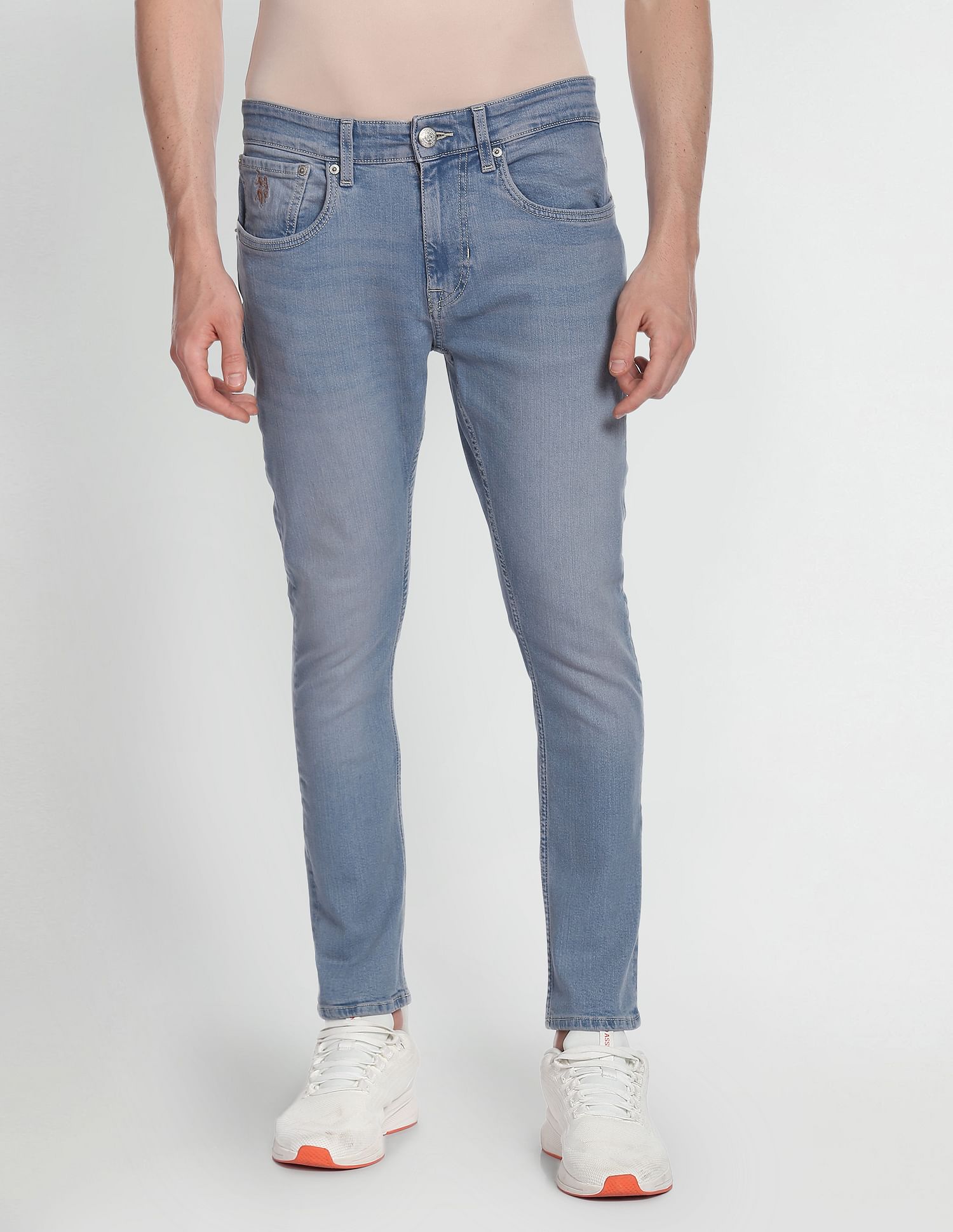 U.S. Polo Assn. Denim Co. Henry Cropped Fit Blue Jeans