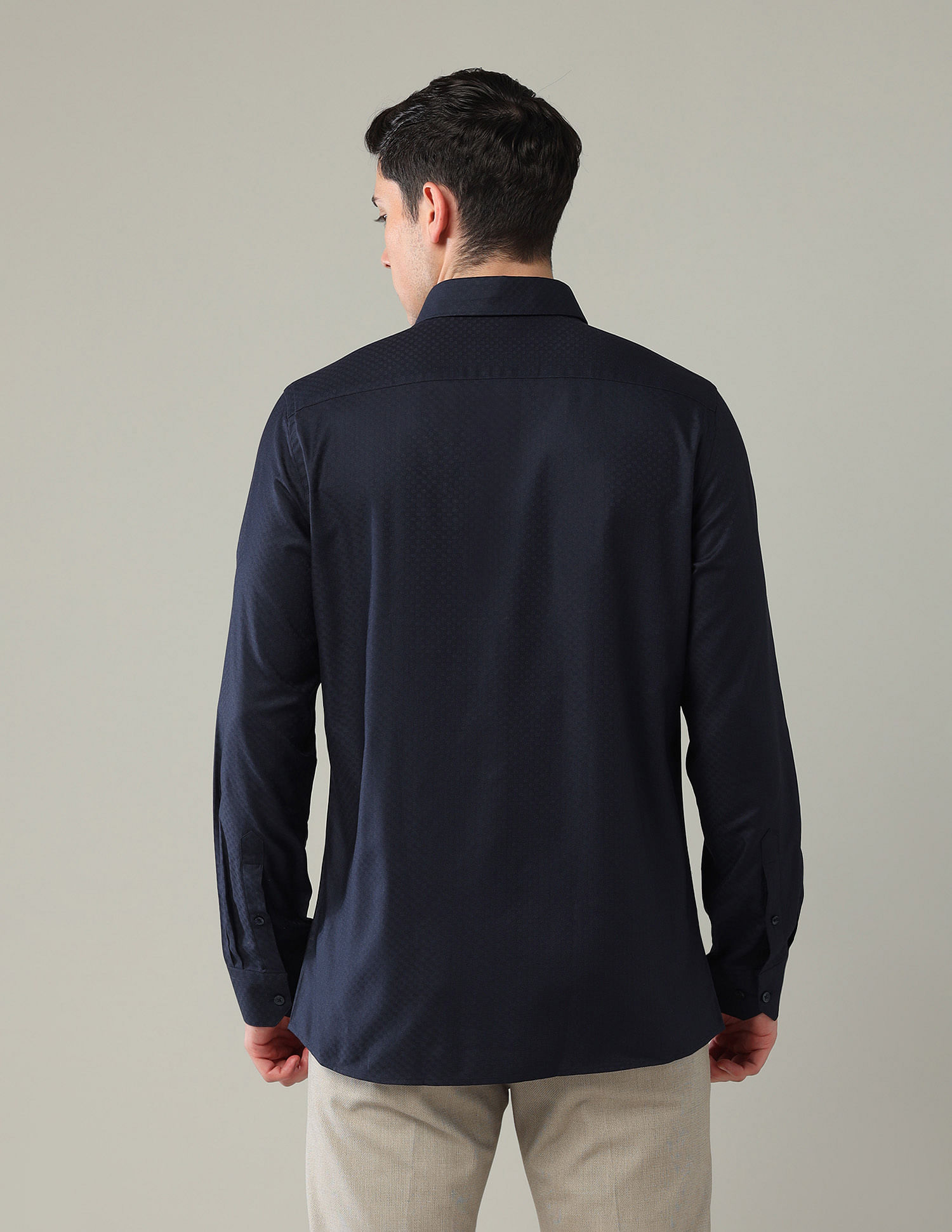 Arrow Iconic Textured Liberty Classic Fit Shirt