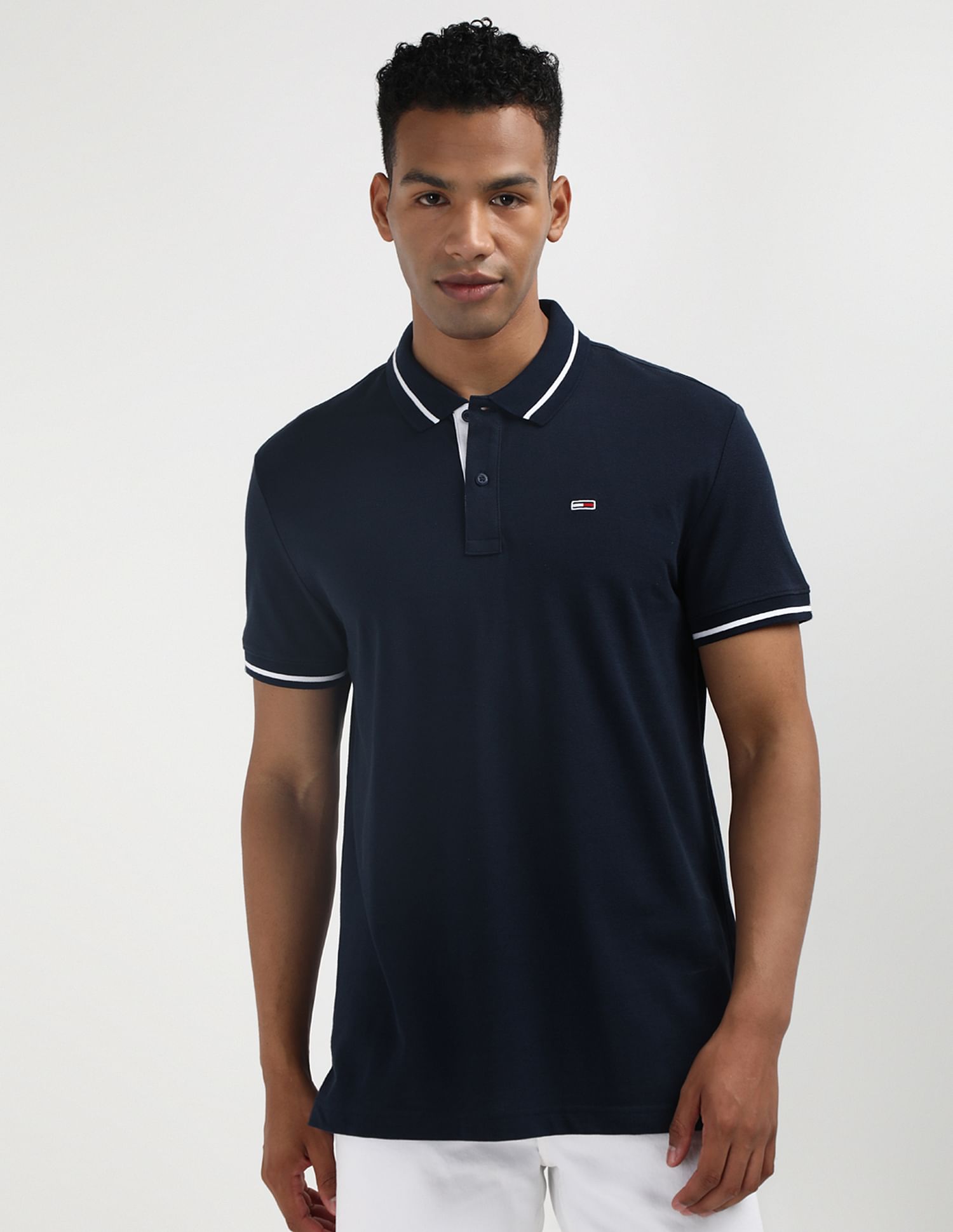 Tommy Hilfiger Tipped Stretch Polo Shirt