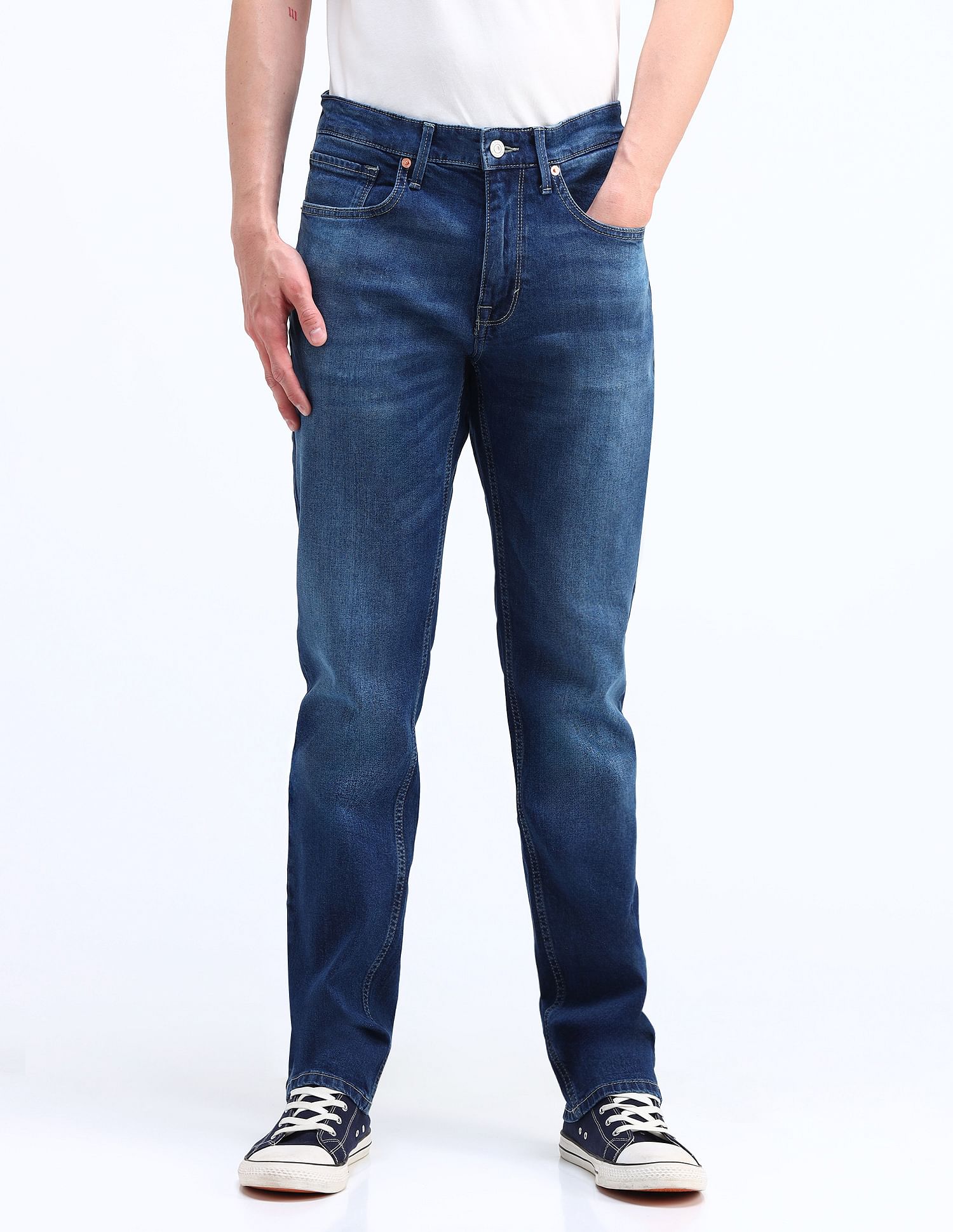 Flying Machine Freddie Slim Straight Fit Jeans