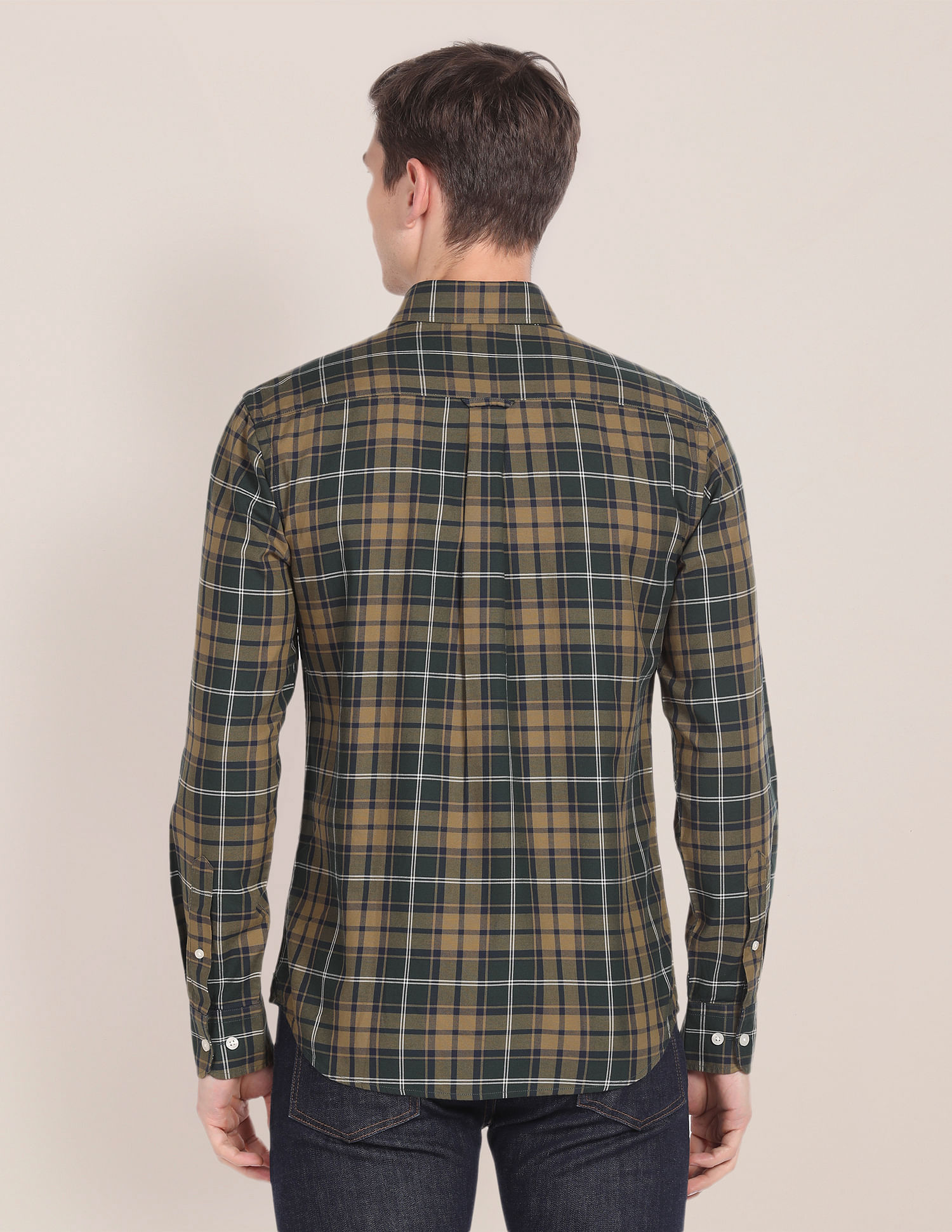 U.S. Polo Assn. Tartan Check Dobby Tailored Shirt