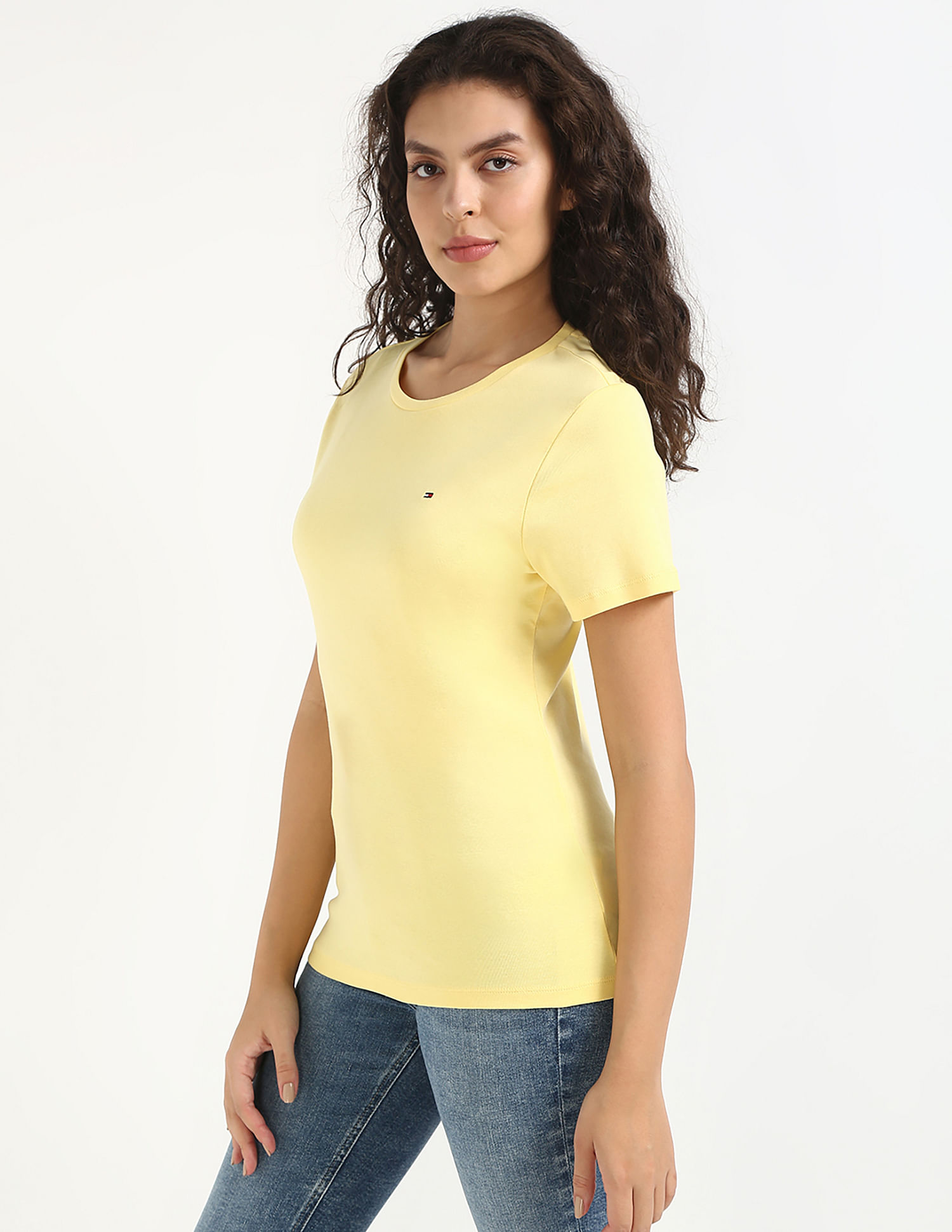 Tommy Hilfiger Solid Regular-Fit Cotton T-Shirt