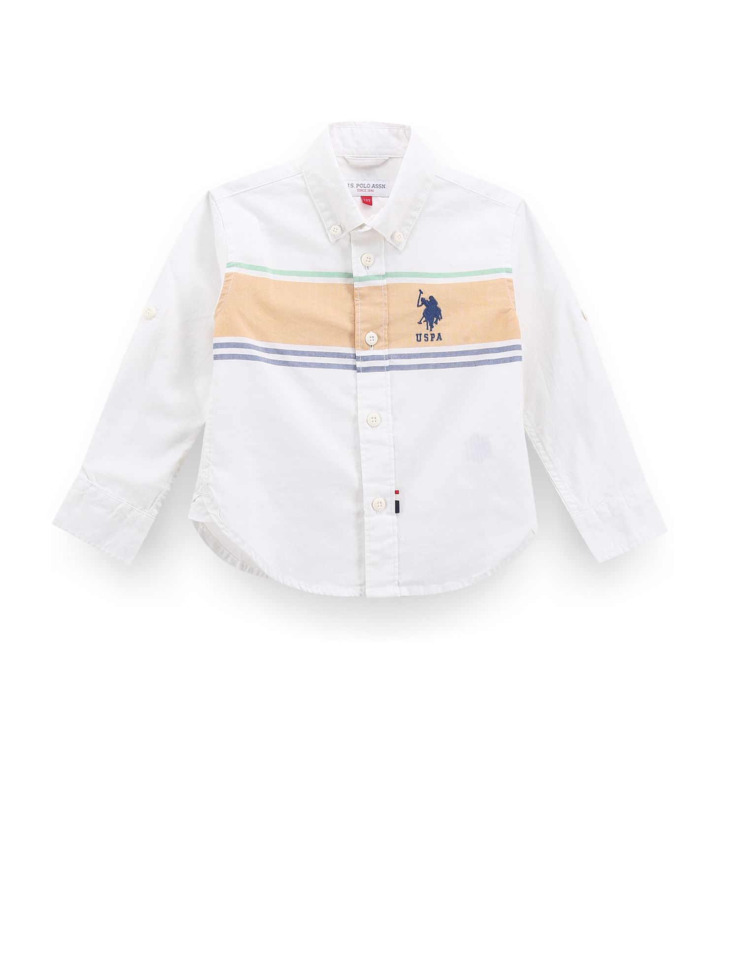 U.S. Polo Assn. Kids Boys Oxford Cotton Shirt