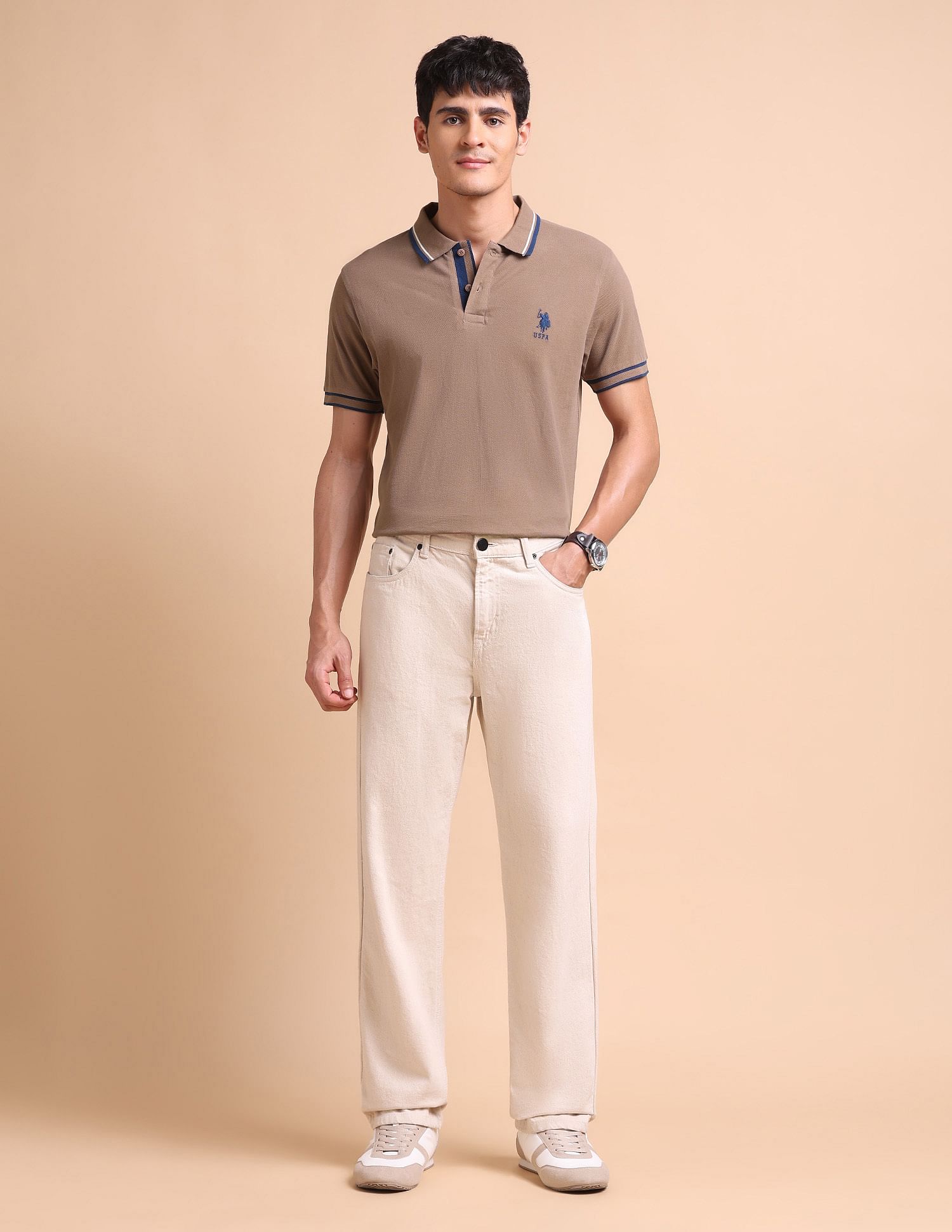 U.S. Polo Assn. Pure Cotton Slim Fit Polo Shirt