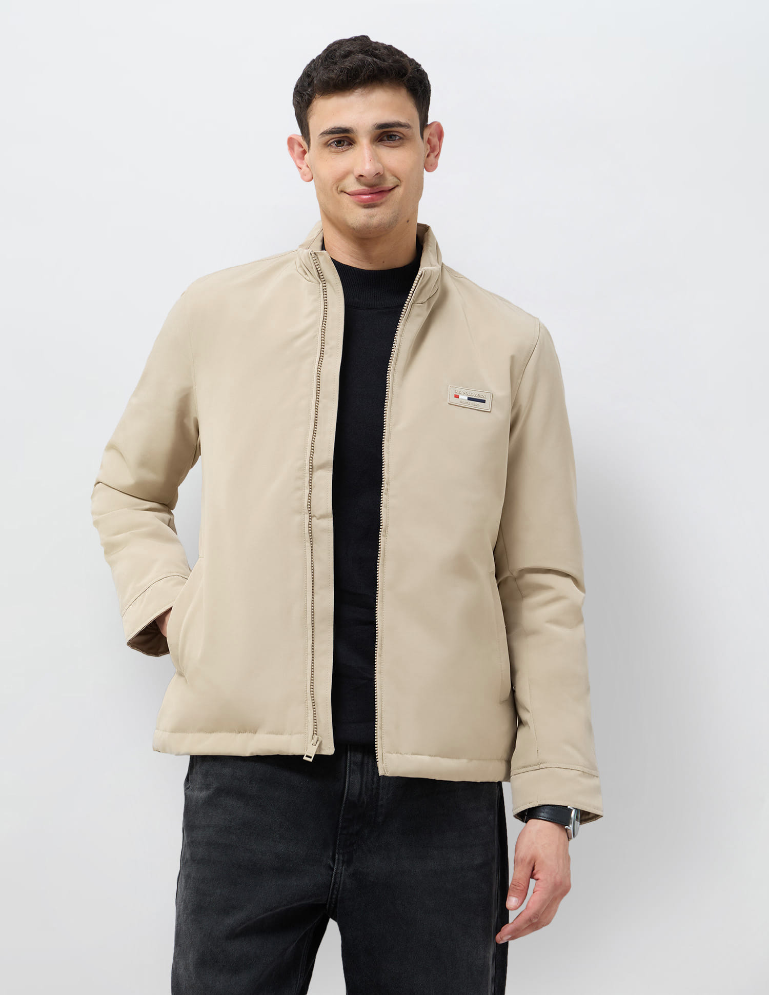Buy U.S. Polo Assn. Solid Regular Fit Jacket - NNNOW.com