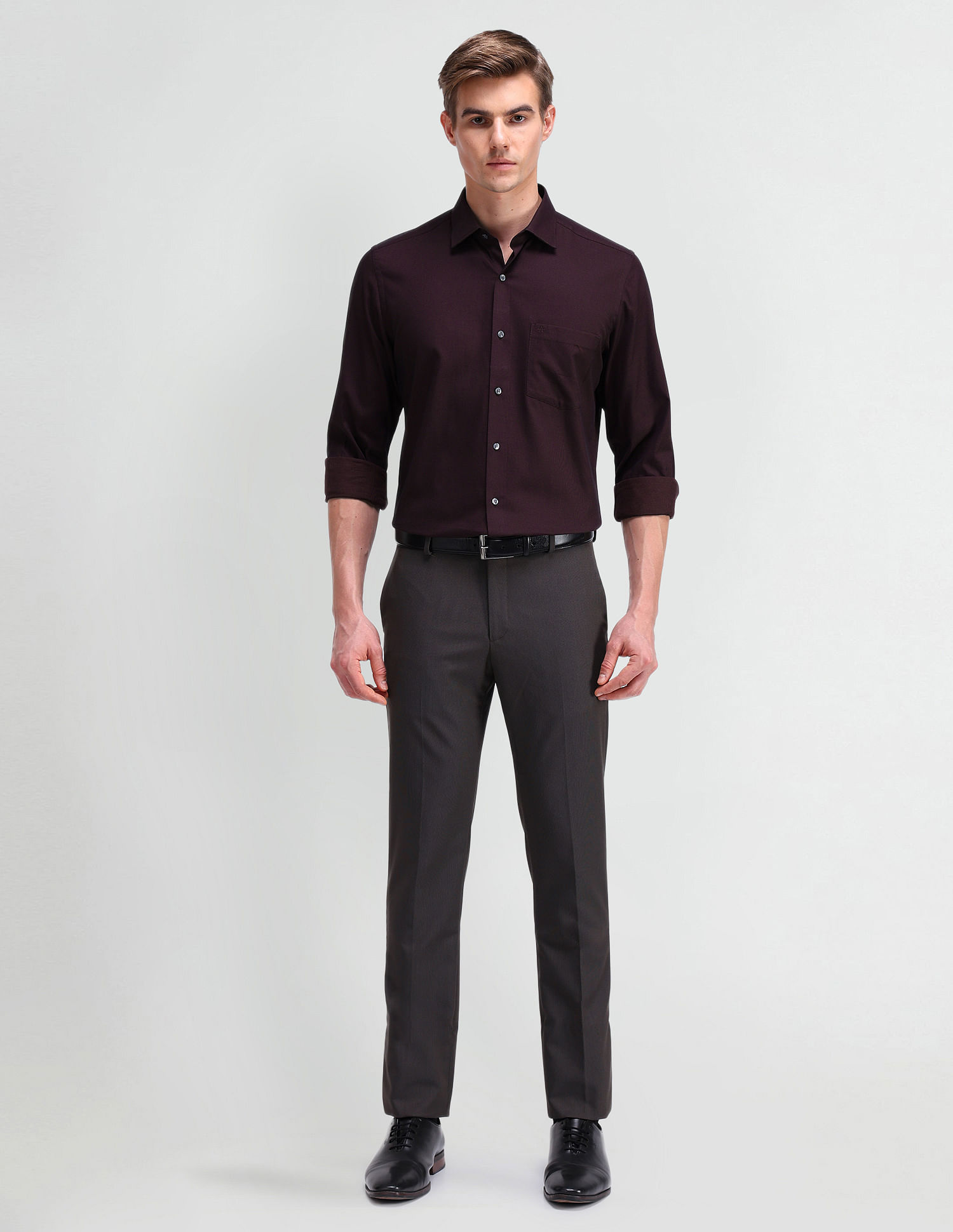 Arrow Liberty Classic Fit Textured Shirt