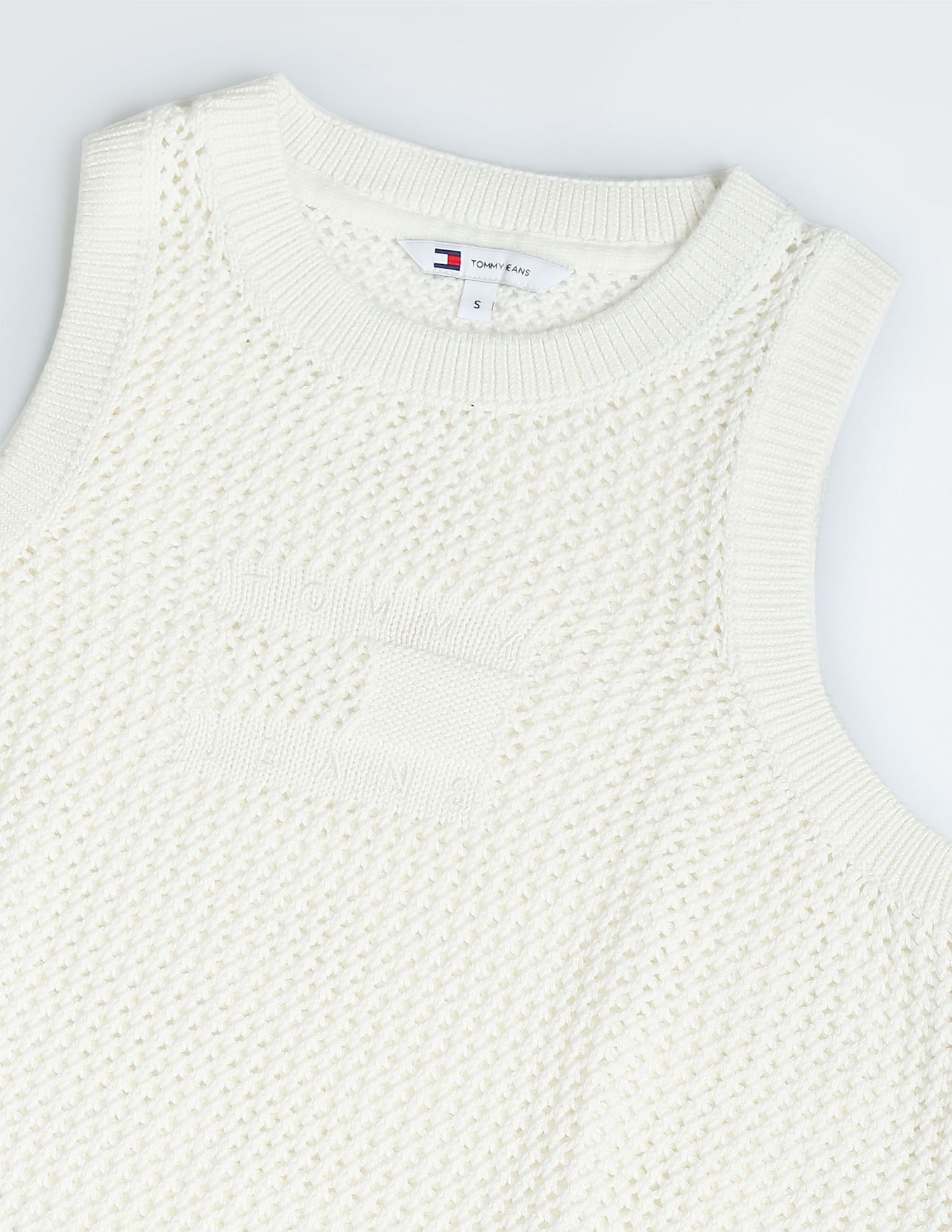 Tommy Hilfiger Organic Cotton Open Stitch Dress