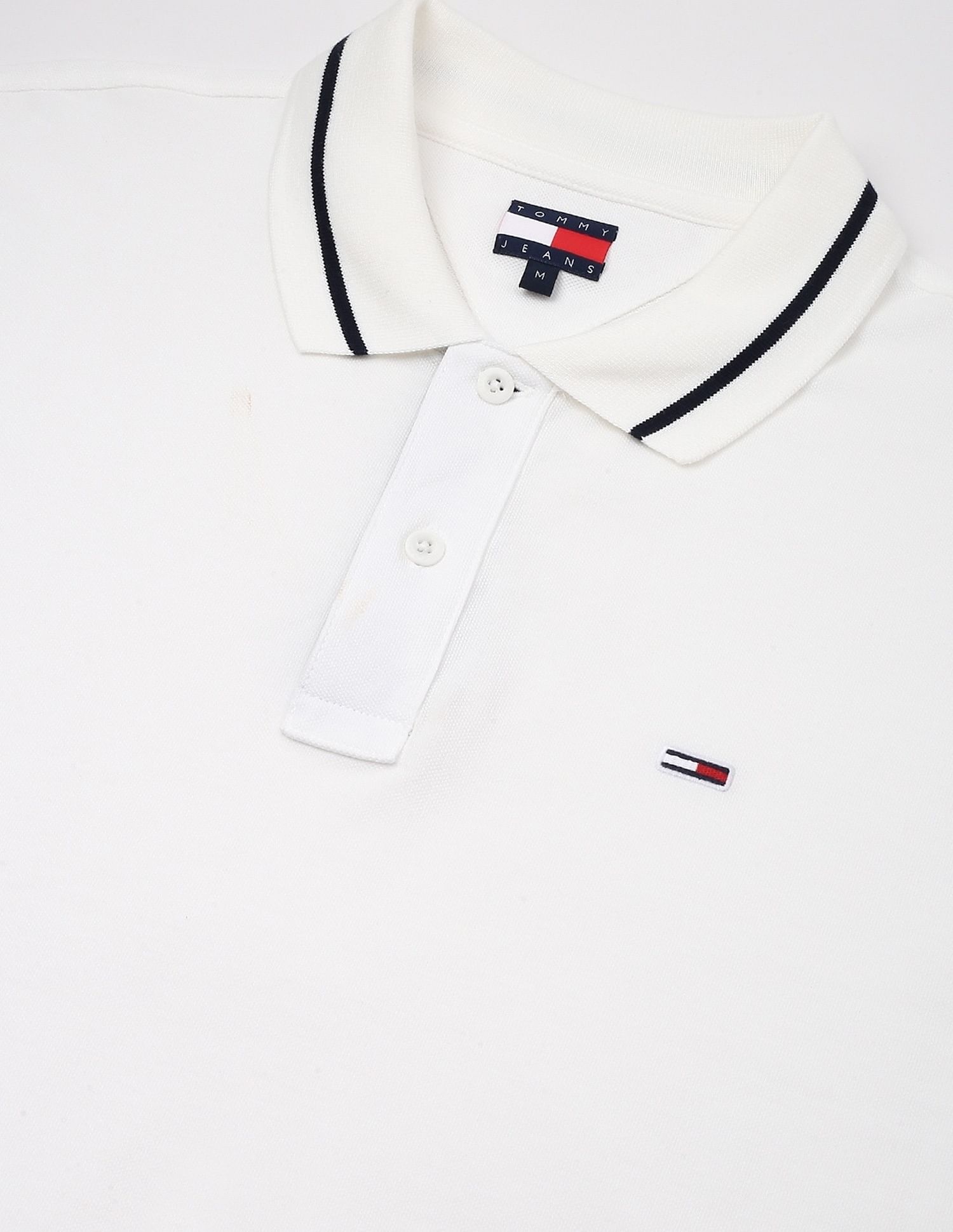 Tommy Hilfiger Solid Regular-Fit Cotton Polo Shirt