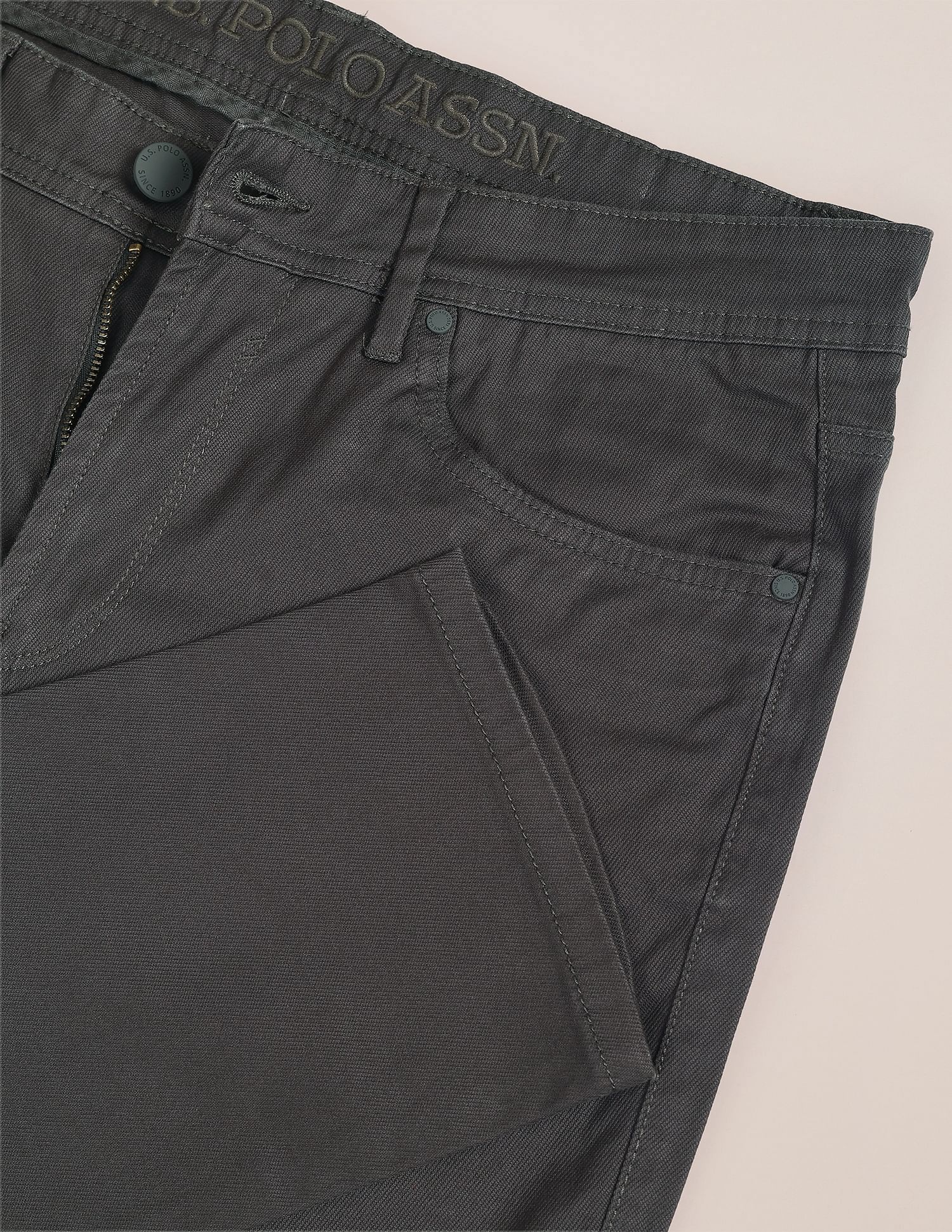 U.S. Polo Assn. Brandon Slim Tapered Fit Twill Trousers
