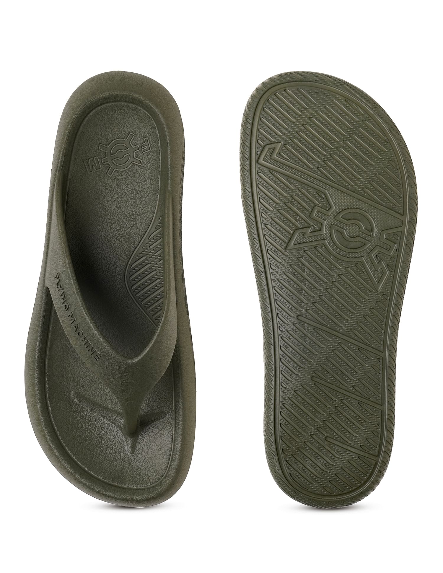 Flying Machine Men Rafa Solid V-Strap Slippers