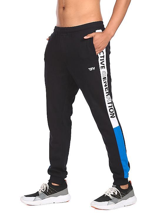 Mens on sale taped joggers