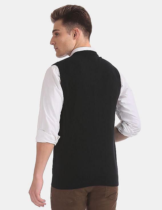 U.S. Polo Assn. V-Neck Sleeveless Sweater