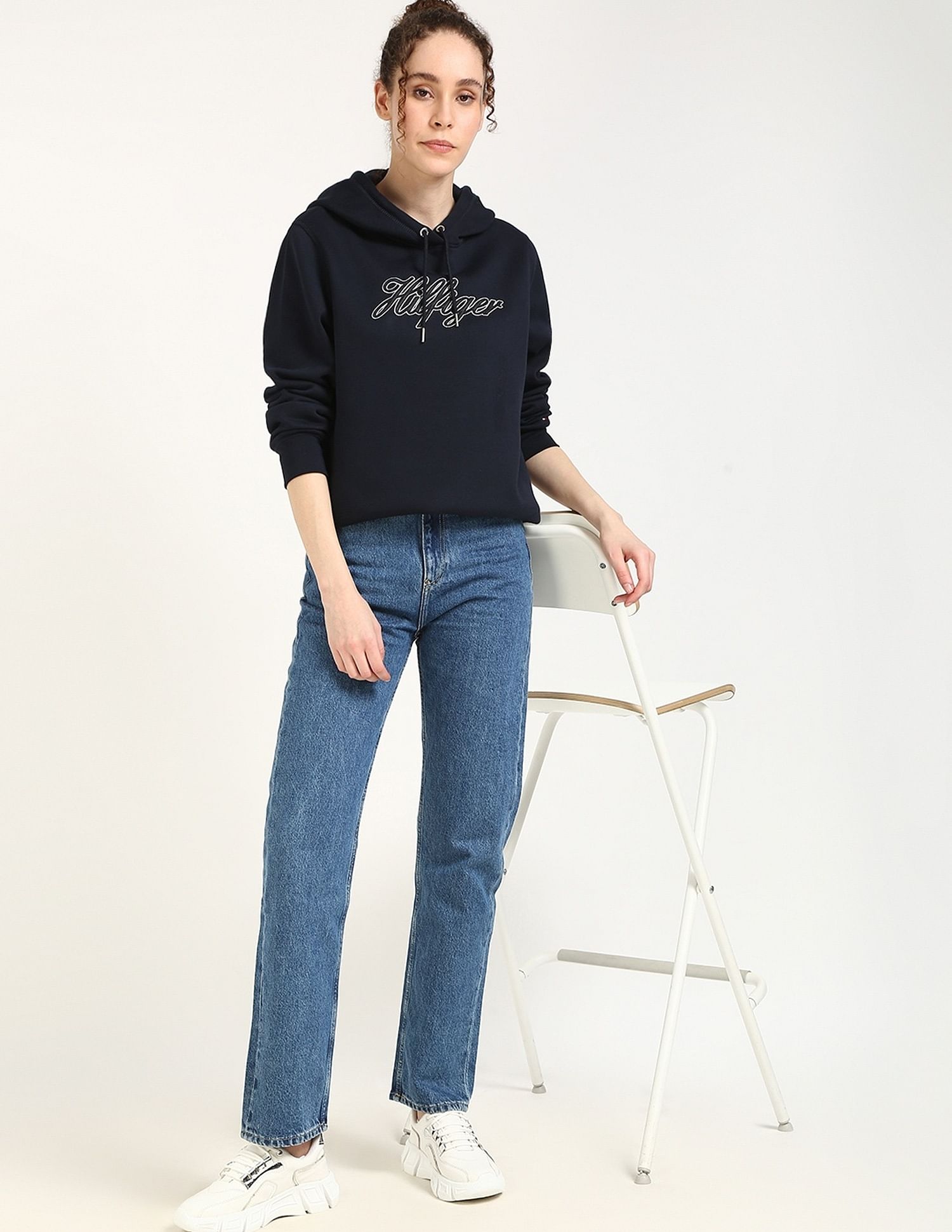 Tommy Hilfiger Regular-Fit Cotton Hooded Neck Sweatshirt