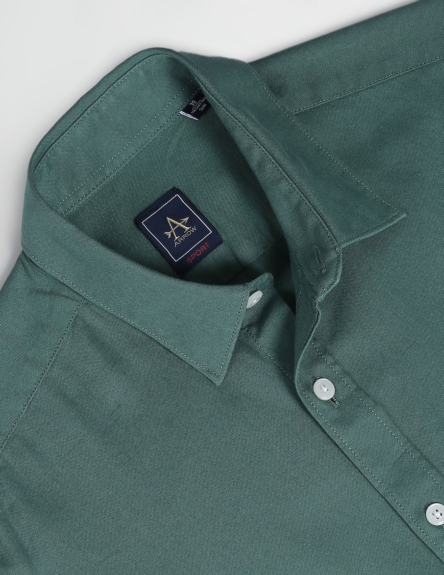 Arrow Sports Cotton Dobby Slim Fit Shirt