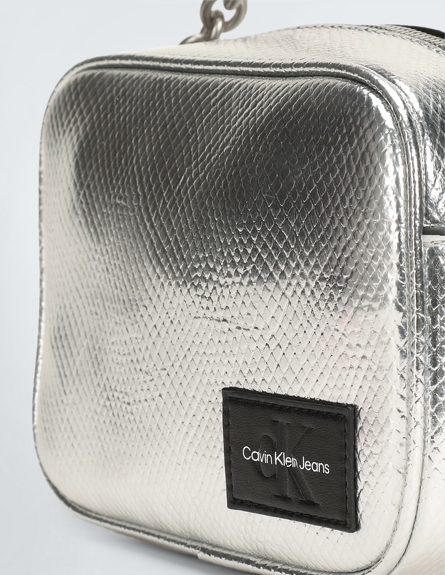 Calvin klein silver backpack hotsell