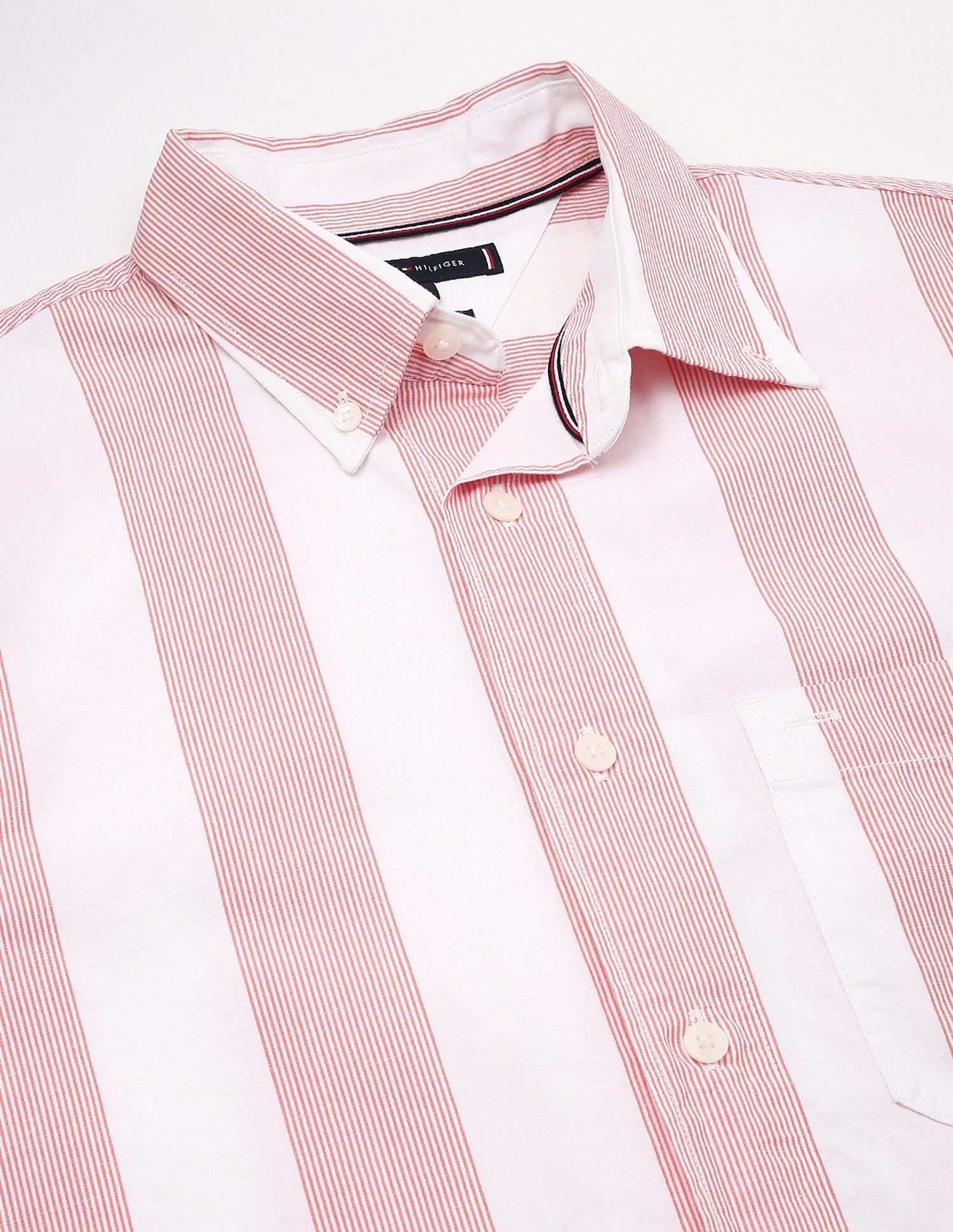 Tommy Hilfiger Striped Regular-Fit Cotton Shirt