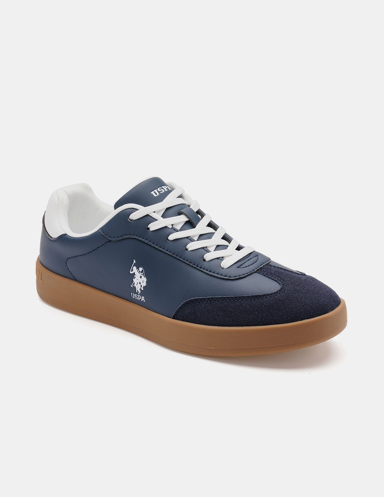 U.S. Polo Assn. Round Toe Colourblocked Coba Sneakers