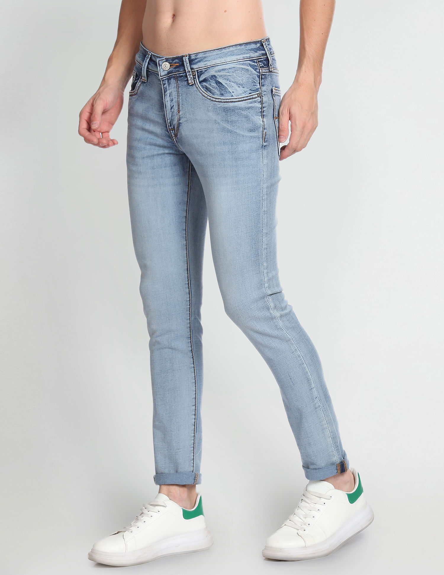 Flying Machine Jackson Skinny Fit Stone Wash Jeans