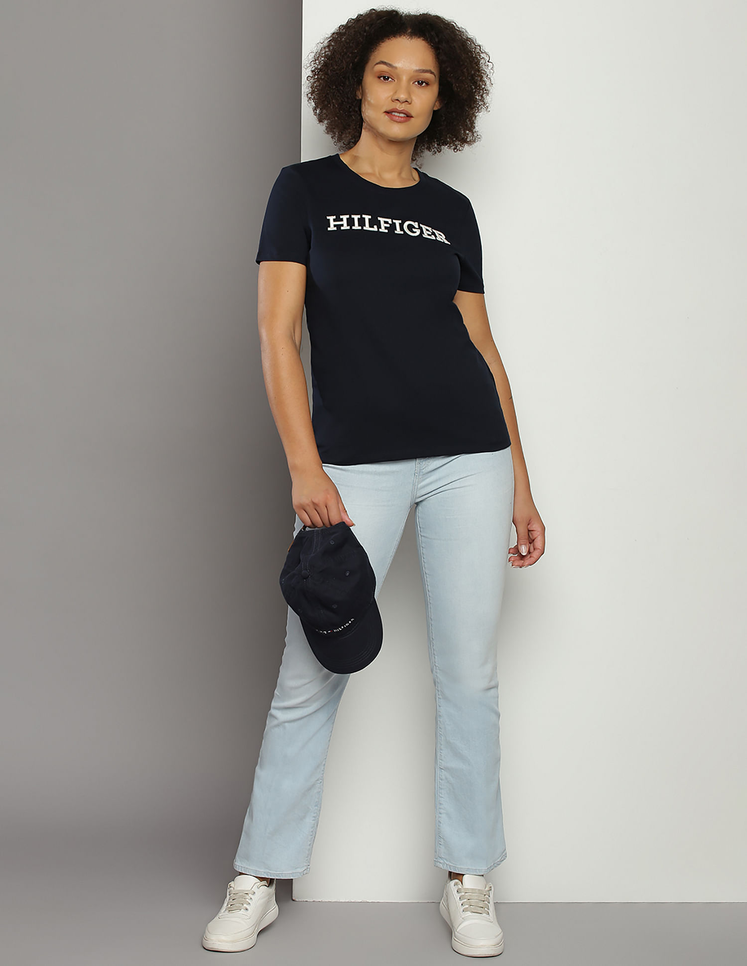 Tommy Hilfiger Transitional Cotton Monotype Embroidered T-Shirt