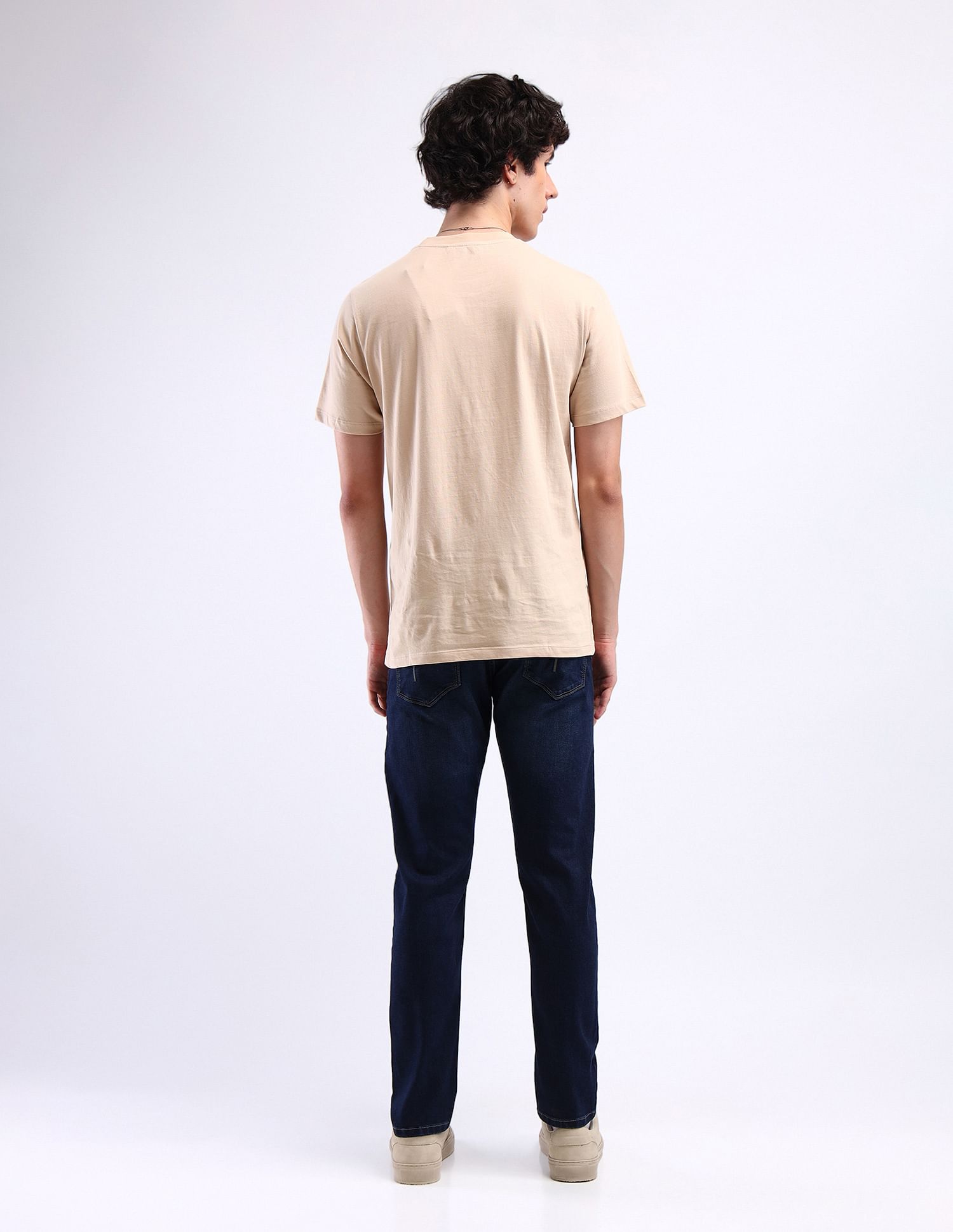 Flying Machine Mid Rise Slim Tapered Fit Jeans