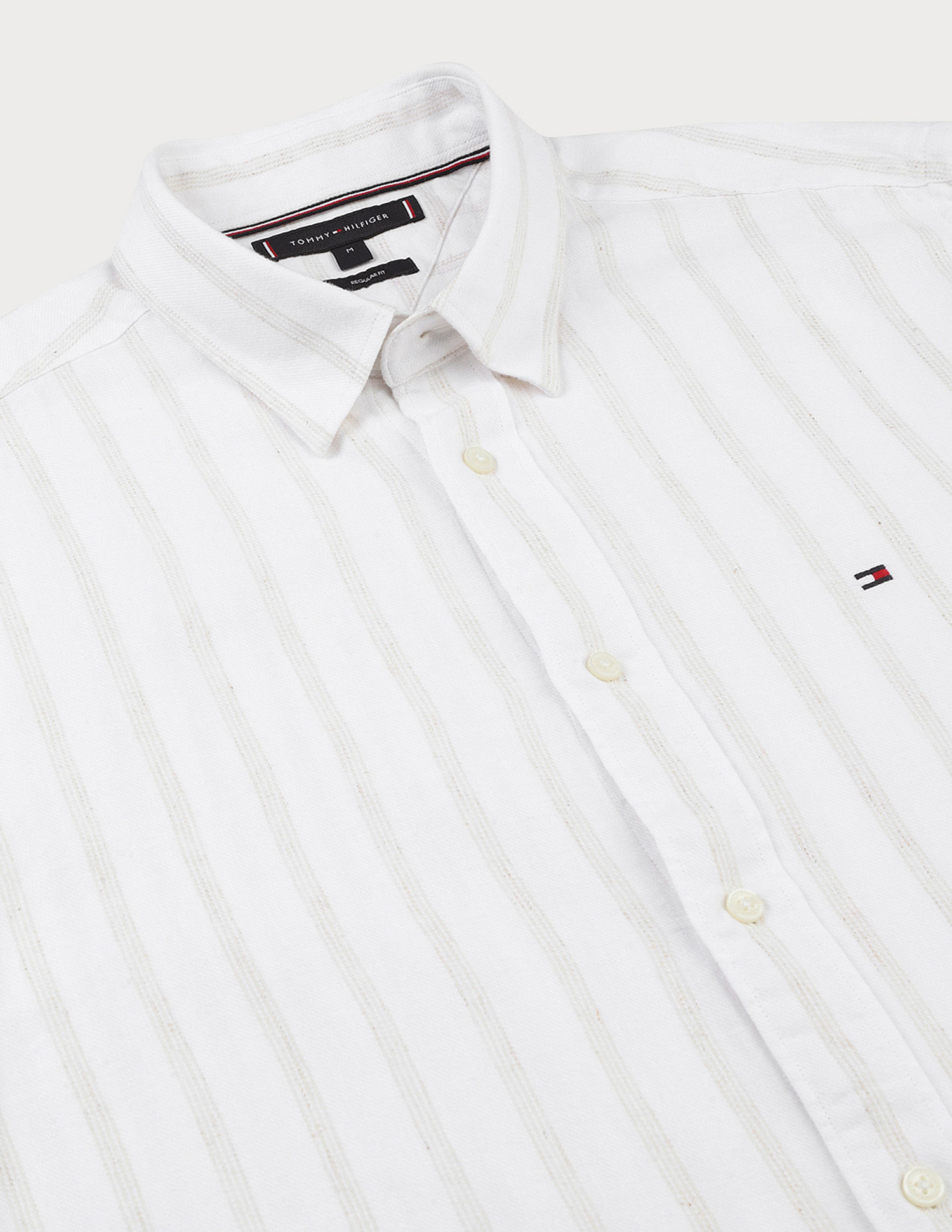 Tommy Hilfiger Textured Linen Regular Shirt