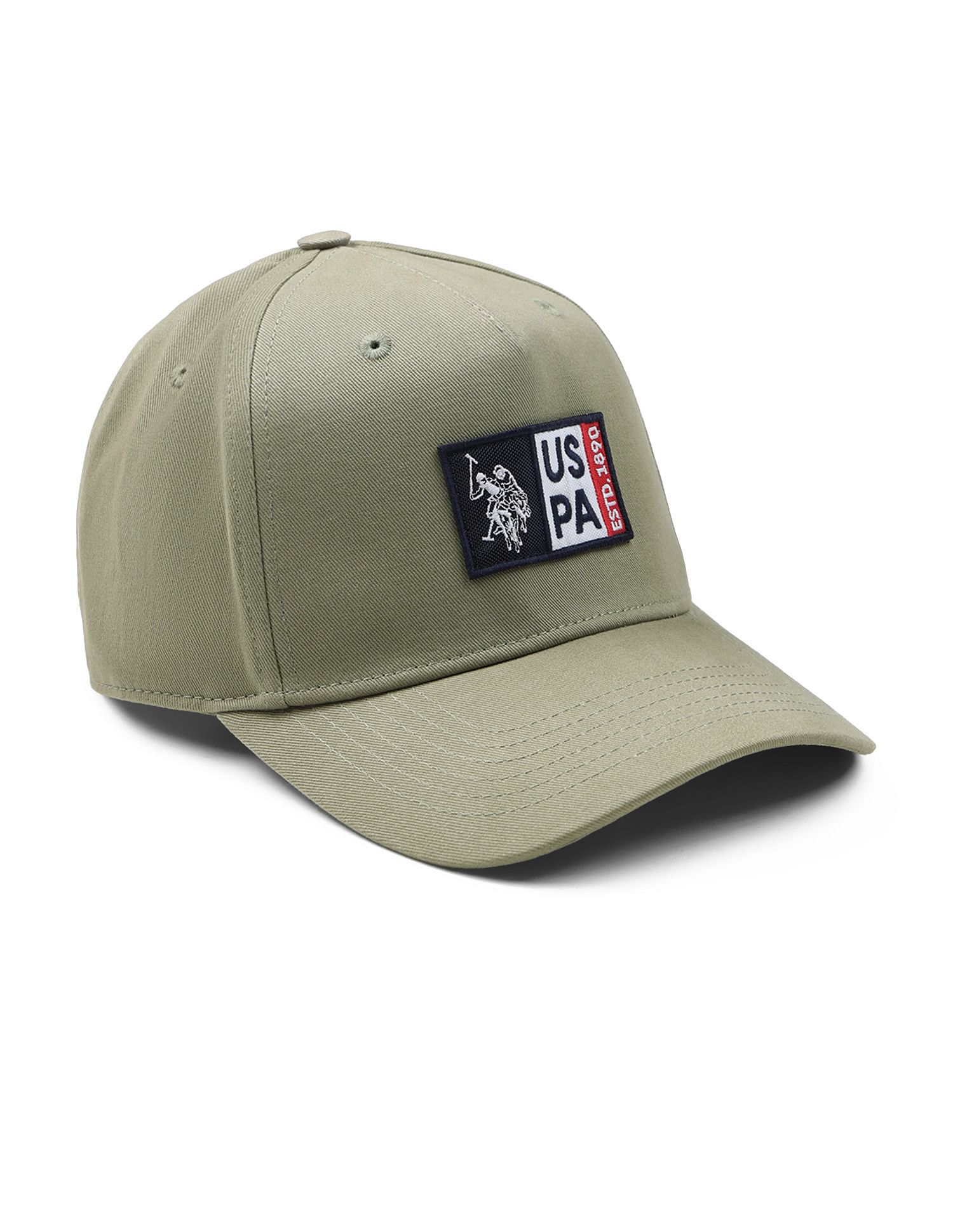 U.S. Polo Assn. Denim Co. Brand Appliqued Twill Cap