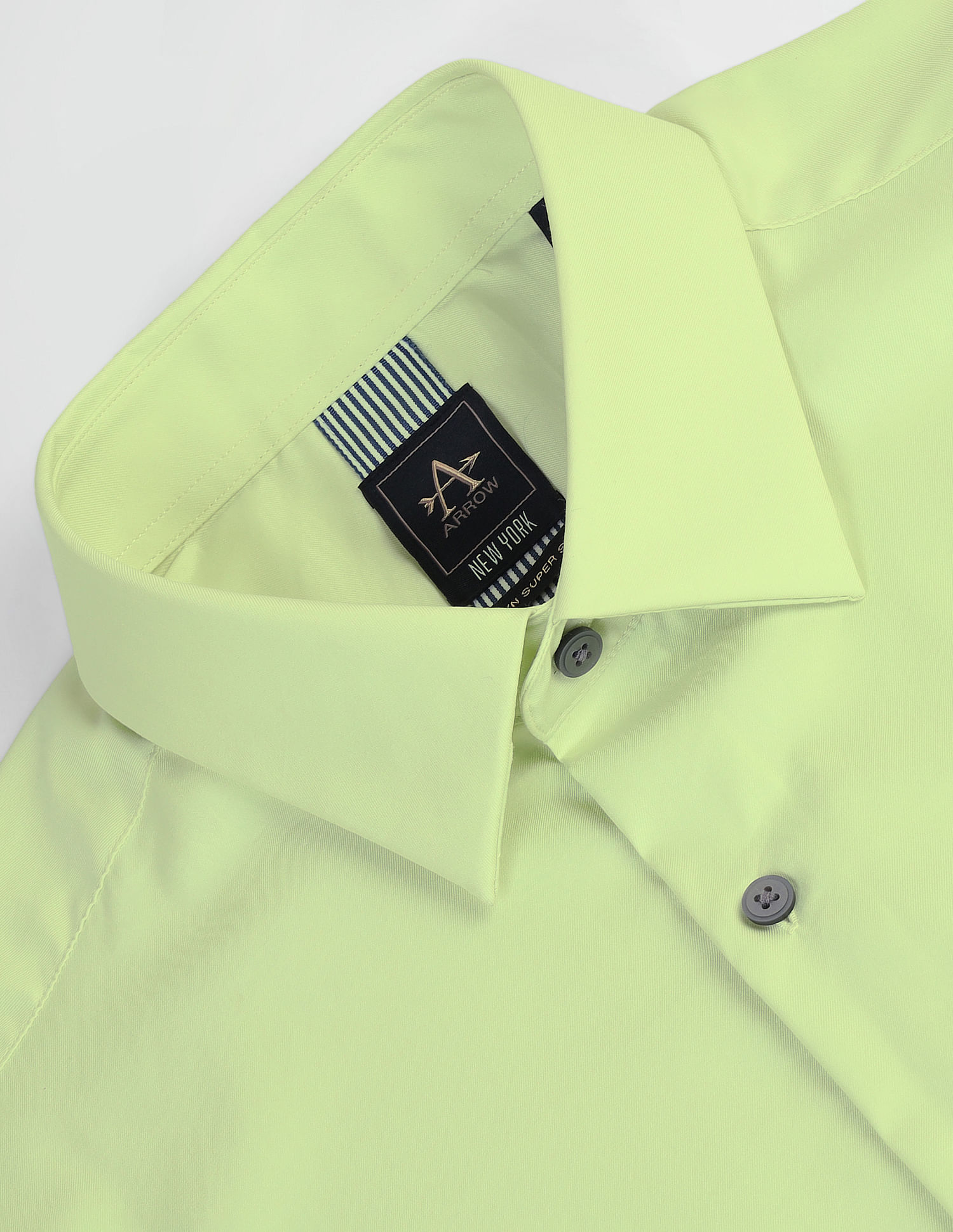 Arrow Newyork Brooklyn Super Slim Fit Solid Shirt