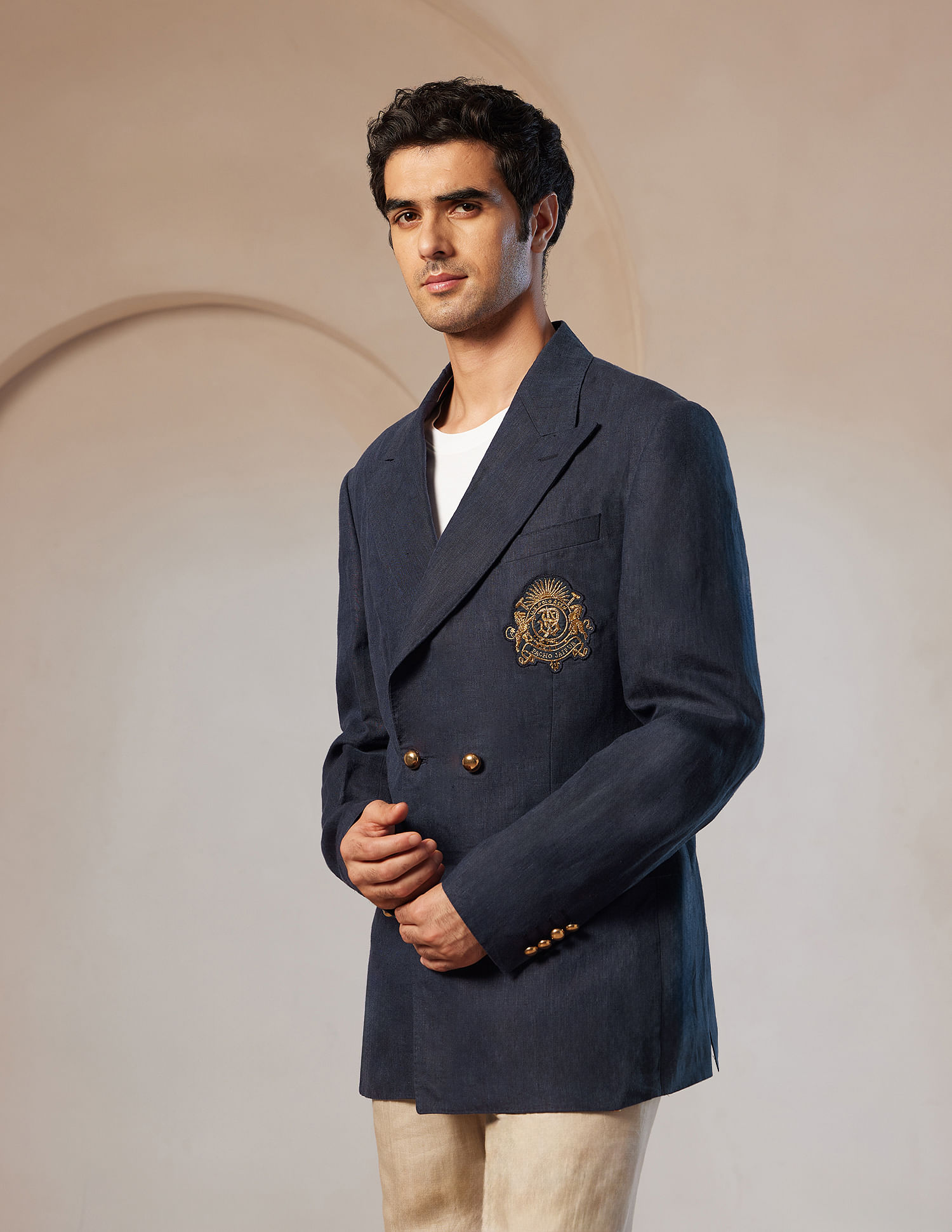 U.S. Polo Assn. Pacho X Crest Logo Double Breasted Jacket