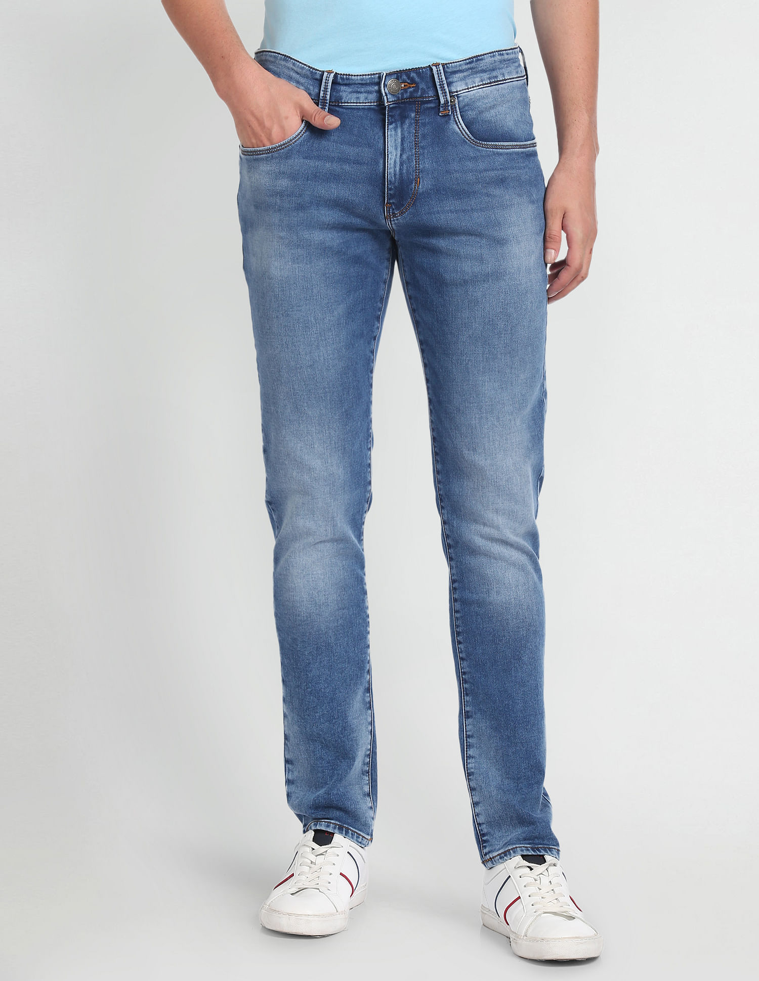 U.S. Polo Assn. Denim Co. Brandon Slim Tapered Fit Blue Jeans