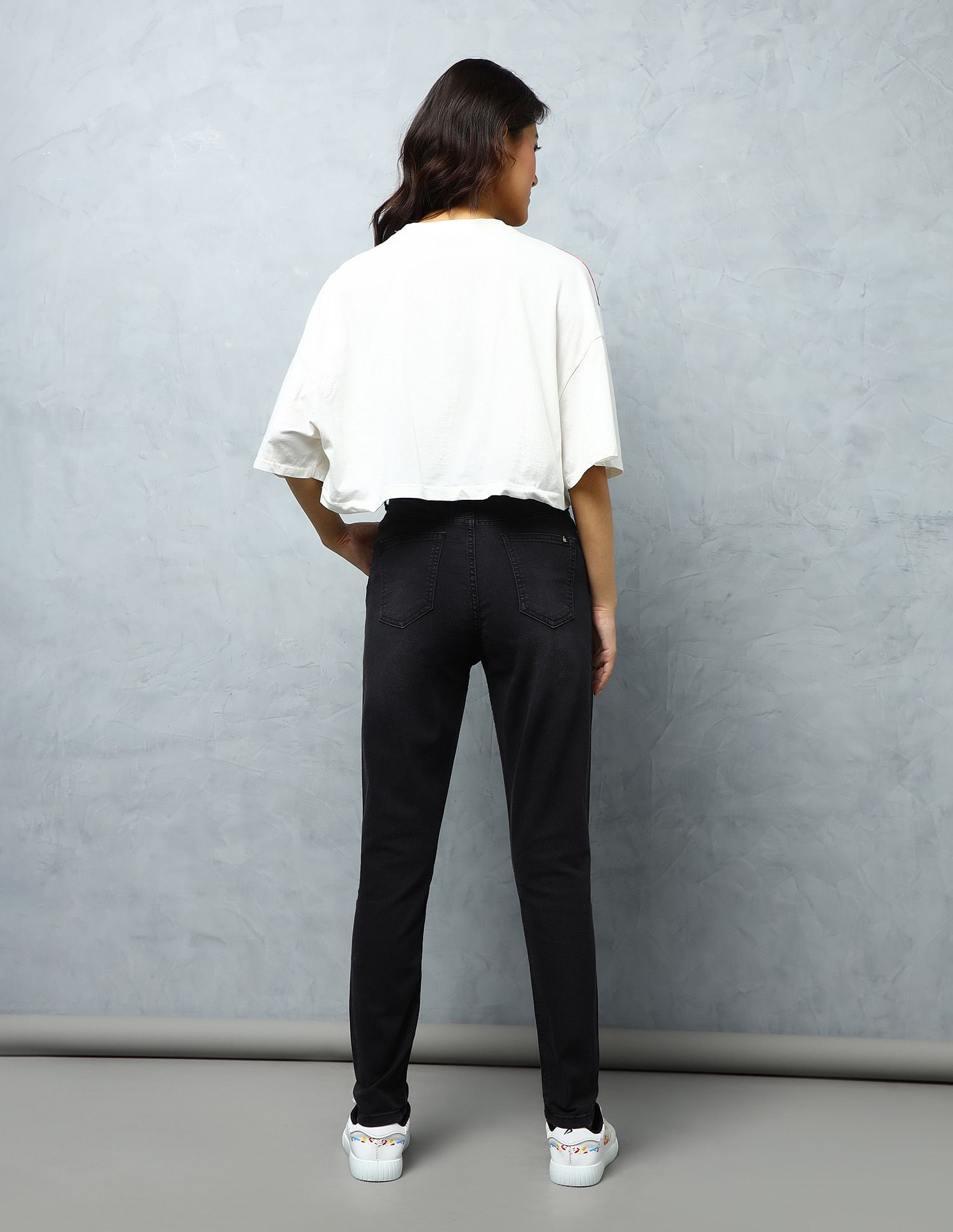 Flying Machine Women High Rise Veronica Skinny Fit Twill Jeans