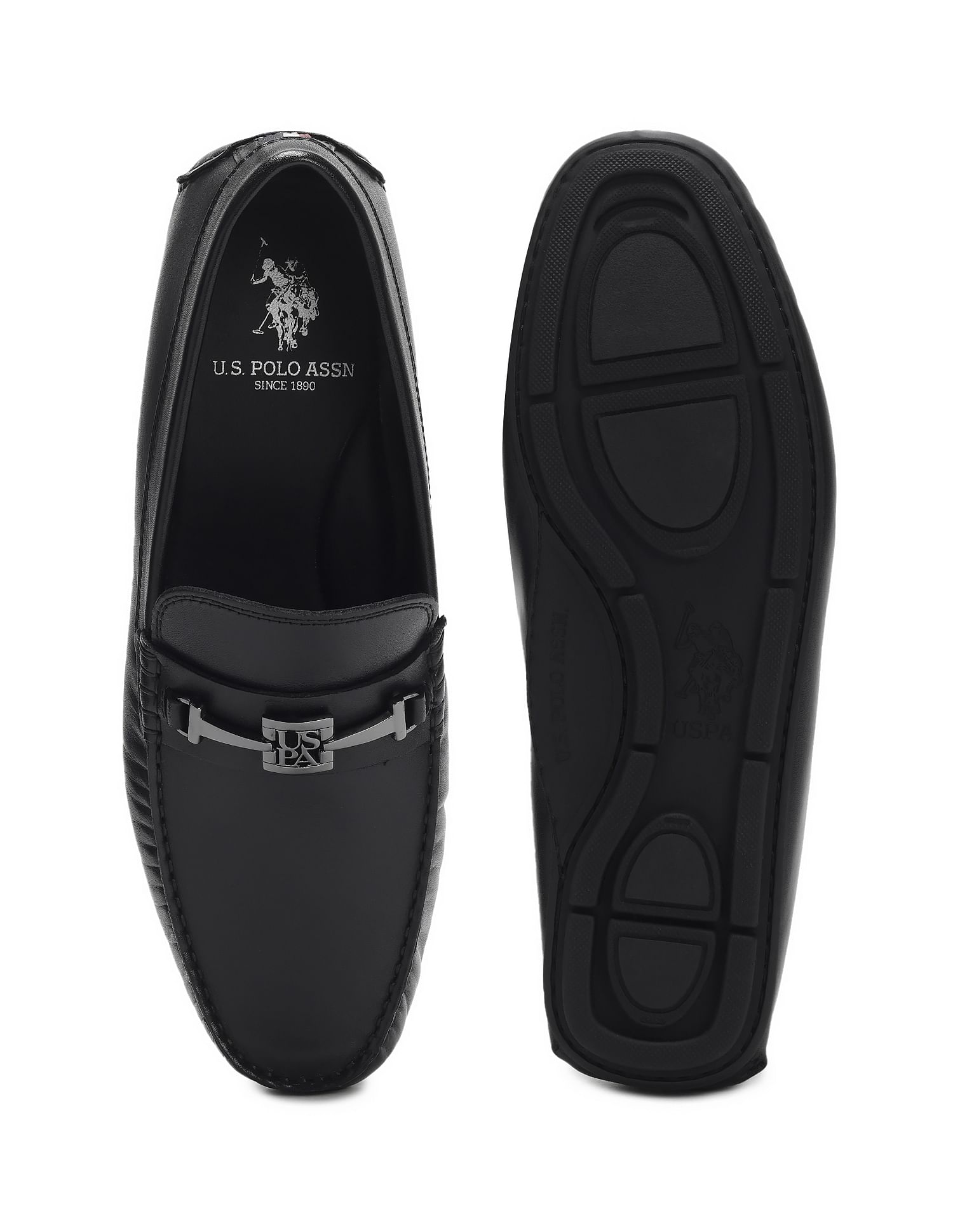 U.S. Polo Assn. Round Toe Solid Arnault Slip On Shoes