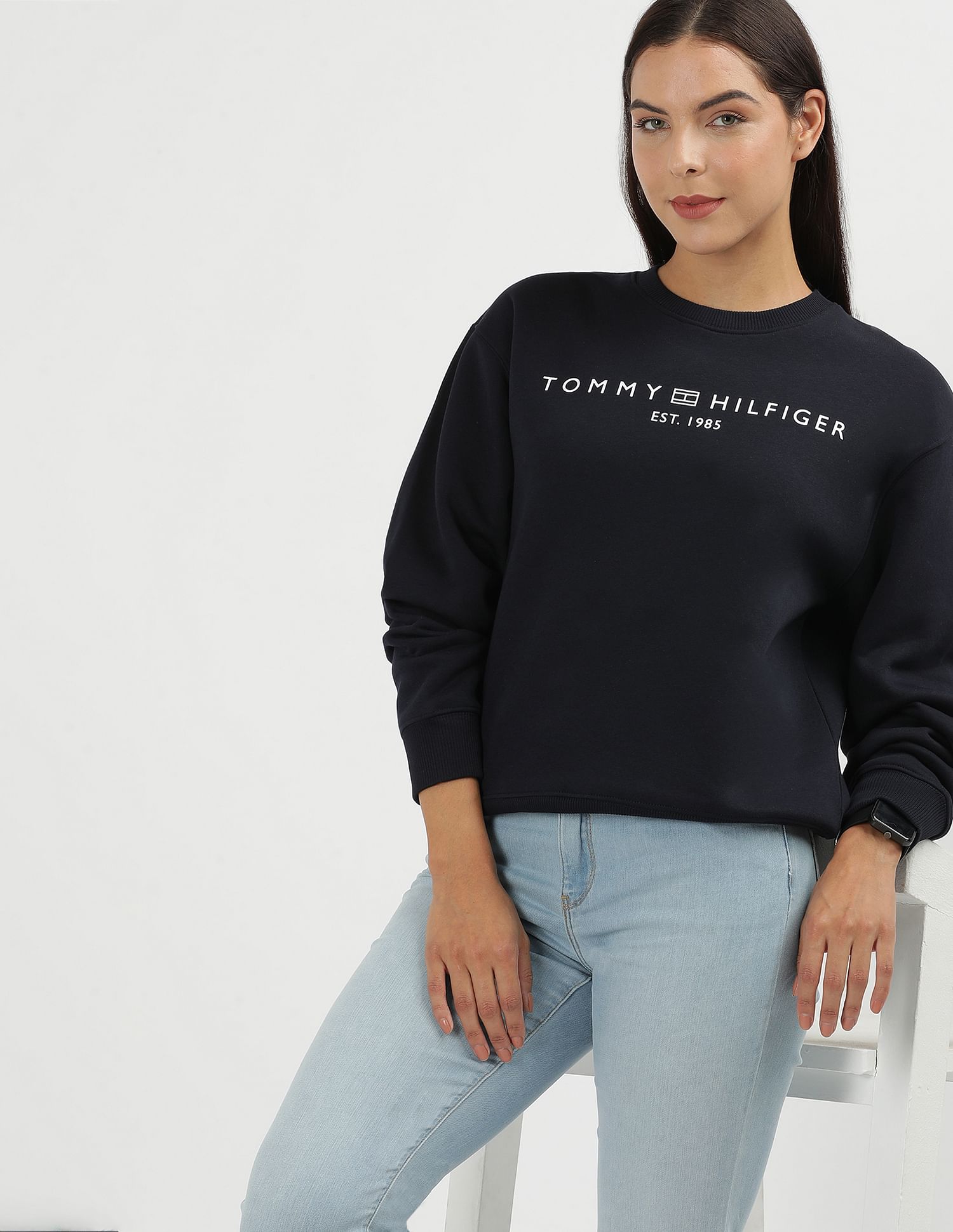 Tommy Hilfiger Crew Neck Sustainable Sweatshirt