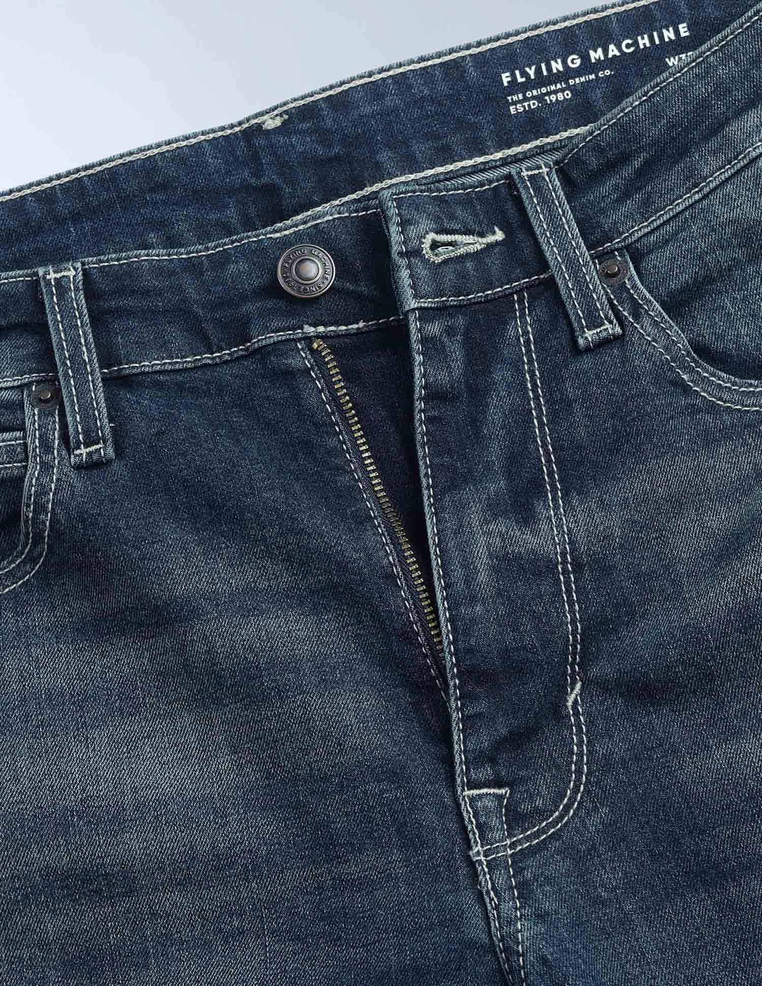 Flying Machine Bruce Bootcut Light Washed Jeans