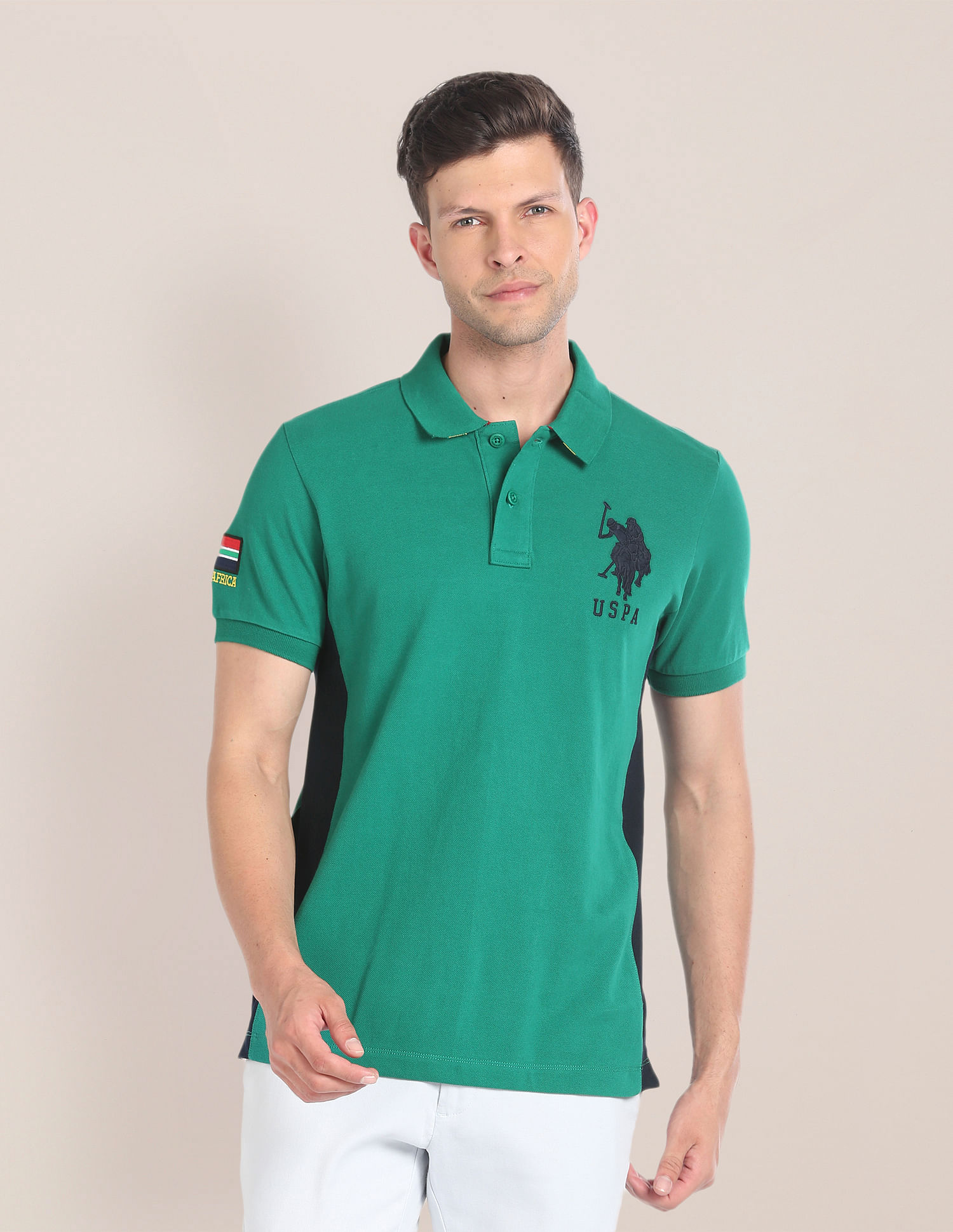 U.S. Polo Assn. Appliqued Slim Fit Polo Shirt