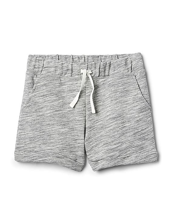GAP Girls Grey Roll Short In French Terry