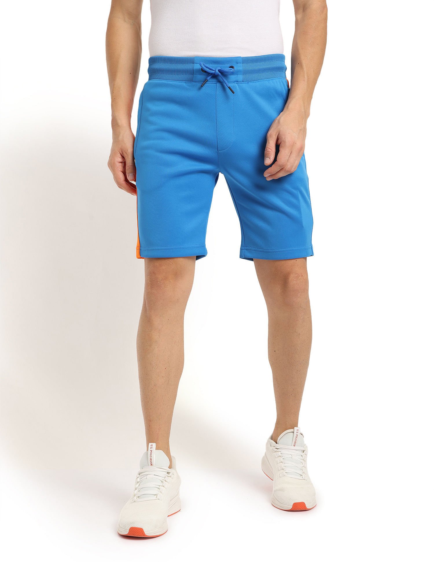U.S. Polo Assn. Brand Stripe Training Shorts