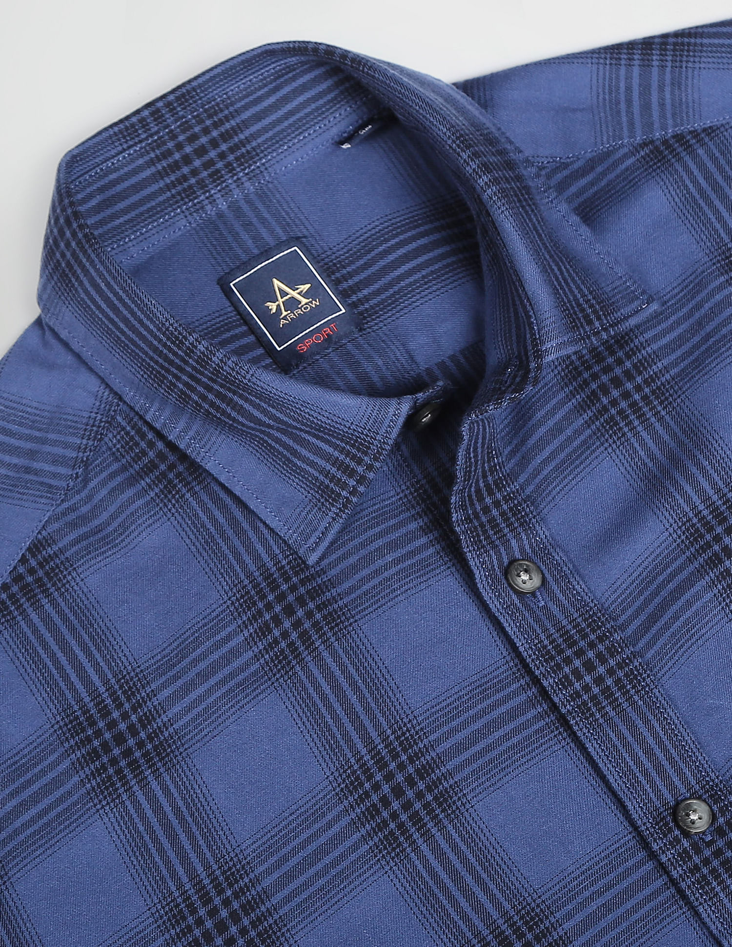 Arrow Sports Dupplin Check Slim Fit Shirt