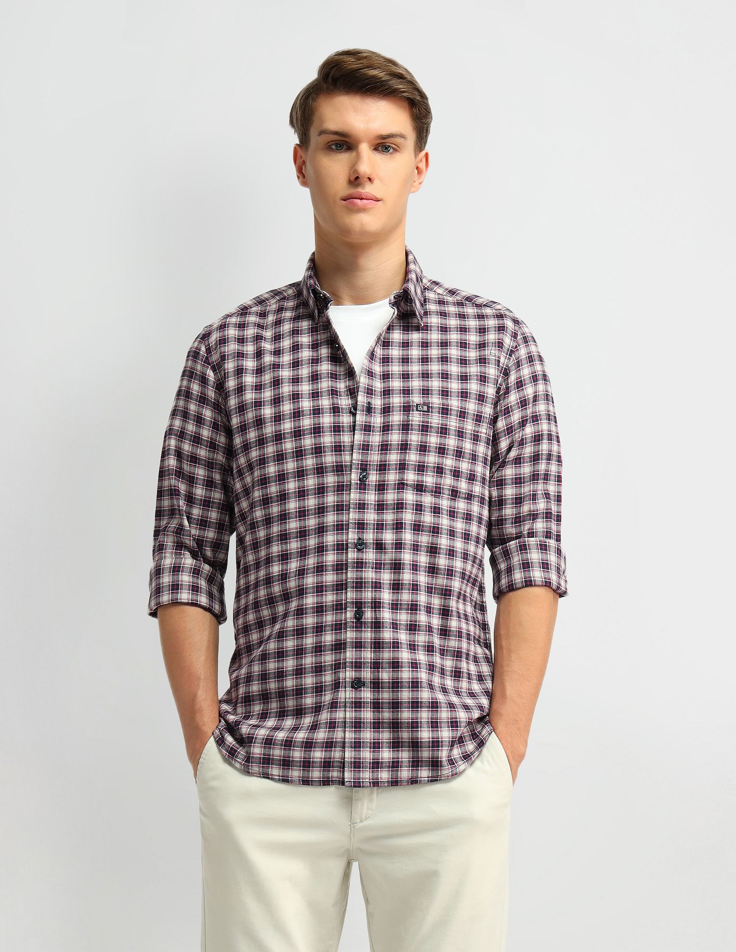 Arrow Sport Slim Fit Cotton Shirt