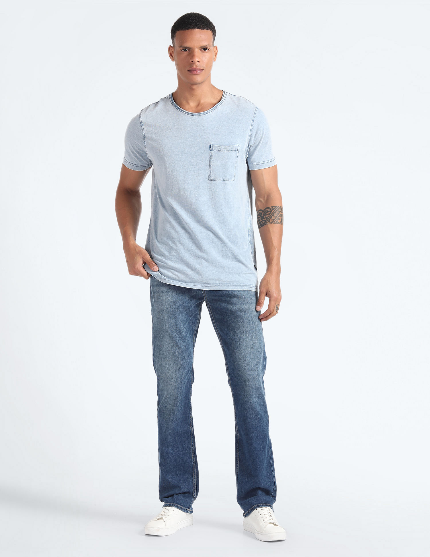 Flying Machine F-Jango Relaxed Straight Fit Jeans