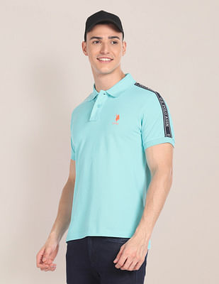 U S Polo Assn Brand Tape Slim Fit Polo Shirt