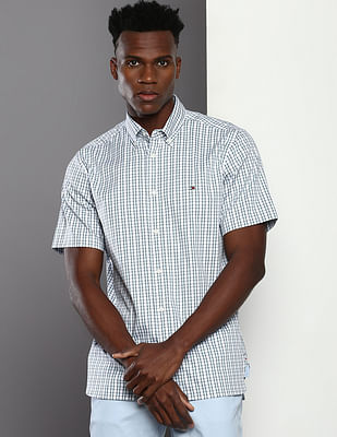 Tommy Hilfiger Micro Check Twill Casual Shirt