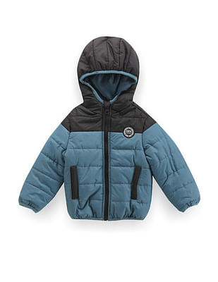 U S Polo Assn Kids Boys Colour Block Puffer Jacket